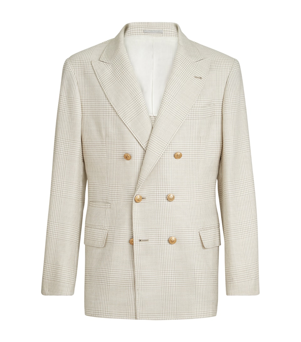 Brunello Cucinelli Wool-Silk-Linen Blazer