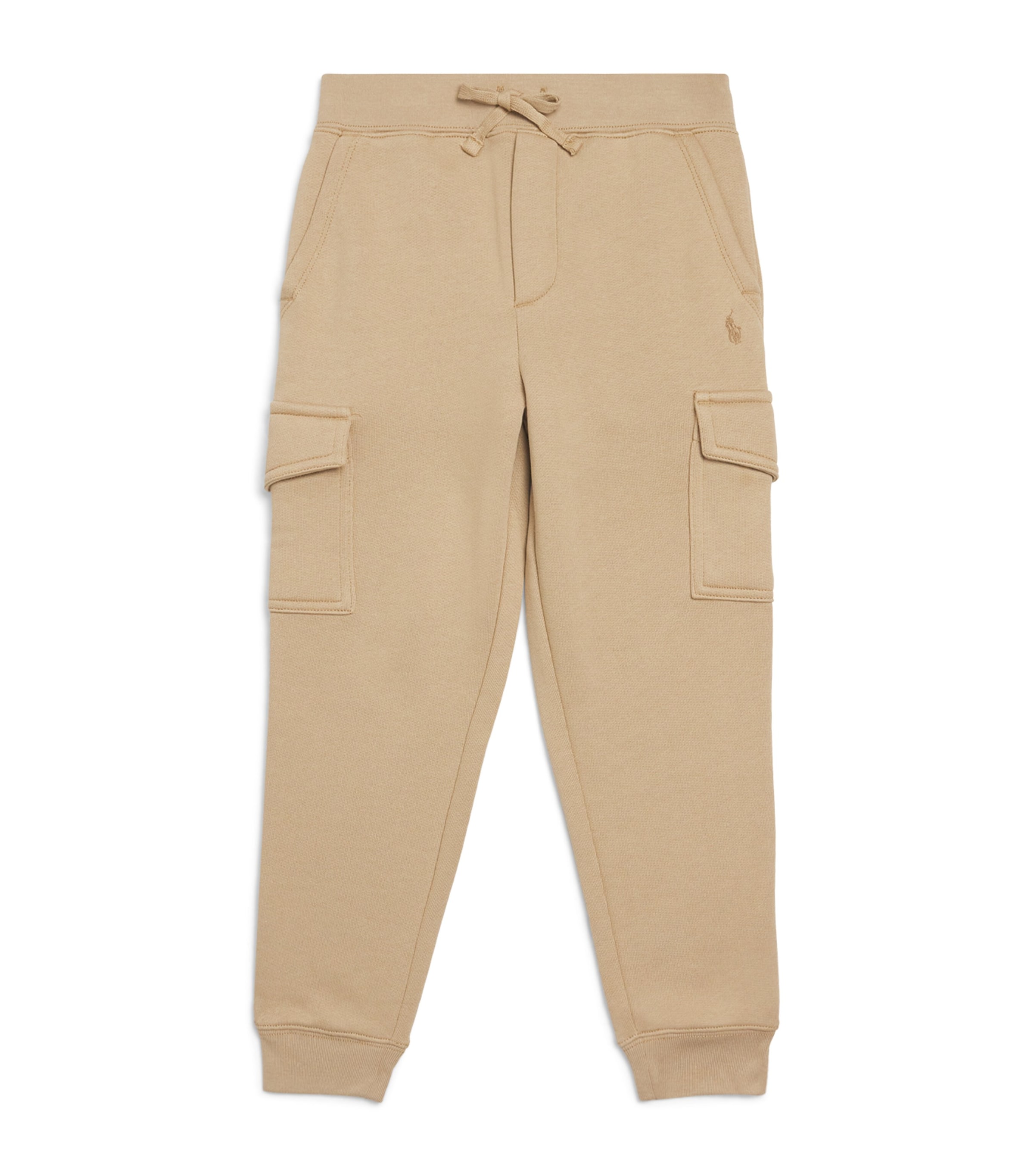 Ralph Lauren Polo Pony Cargo Sweatpants In Brown