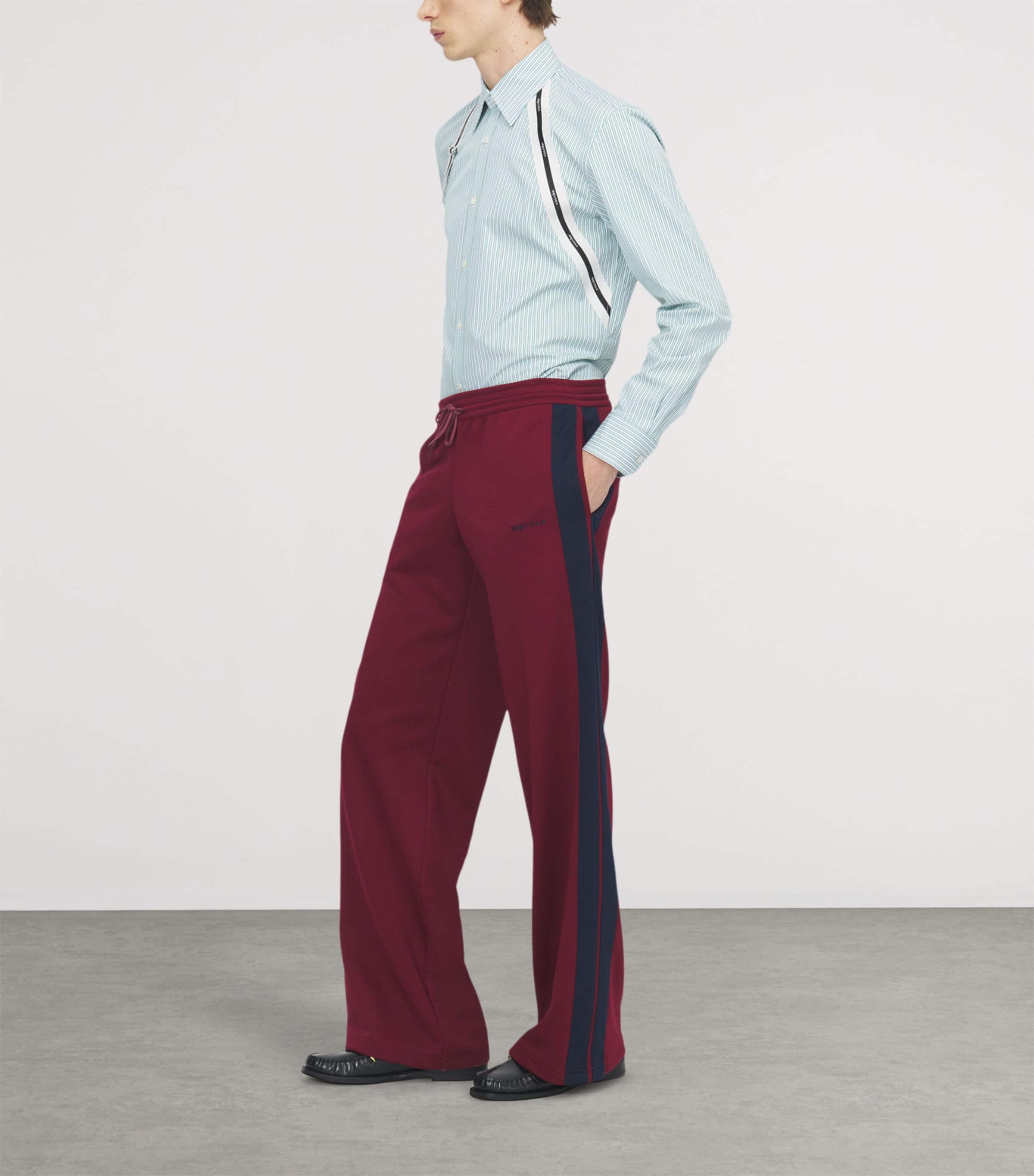 McQueen Mens Logo Track Pants Image 4