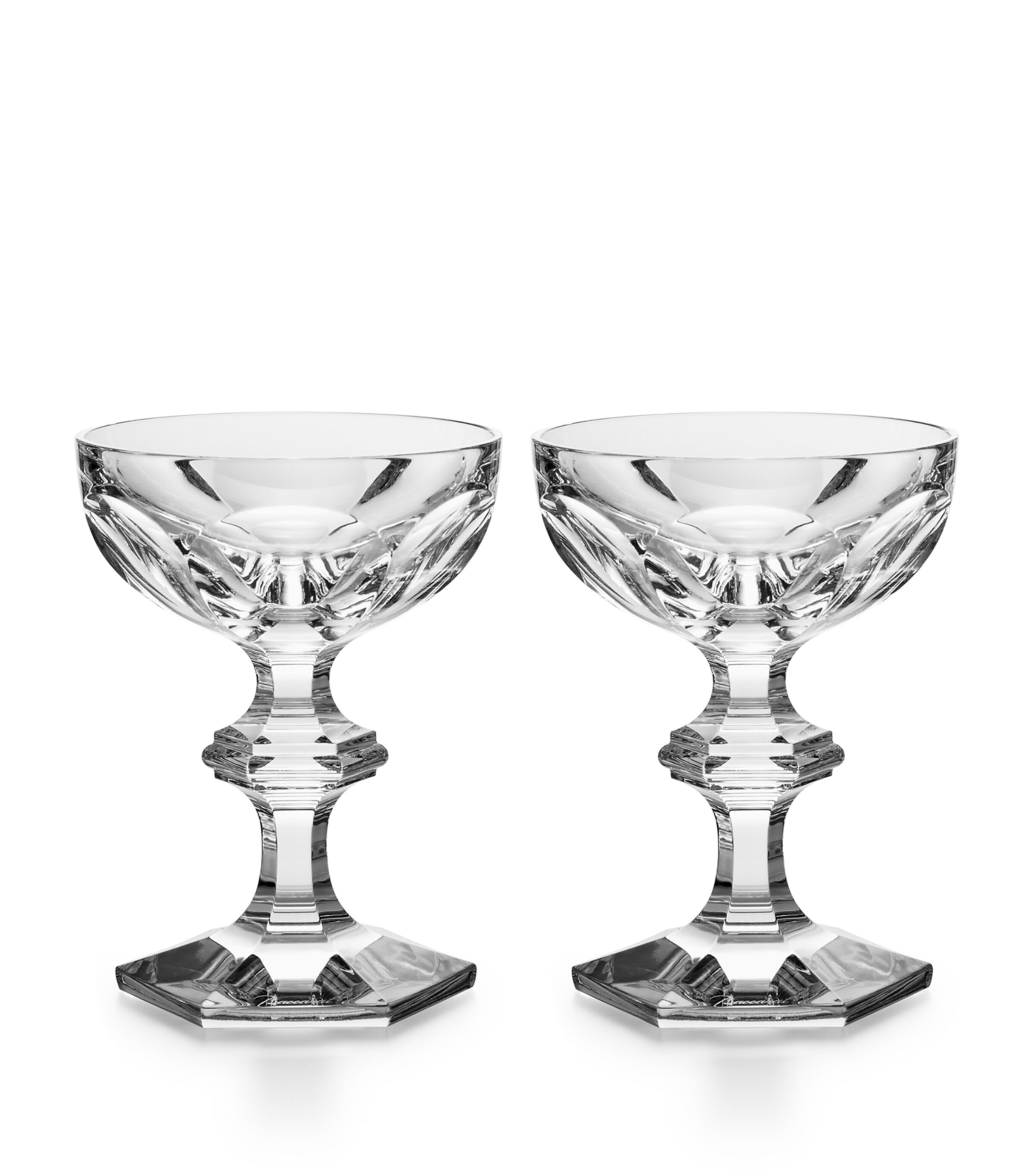 Baccarat Harcourt 1841 Champagne Coupe 2-piece Set