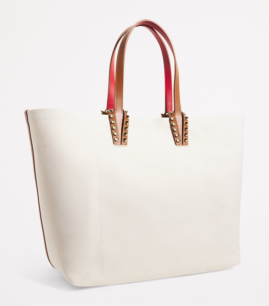 Large Canvas Cabata Beach Bag N005 Image 2