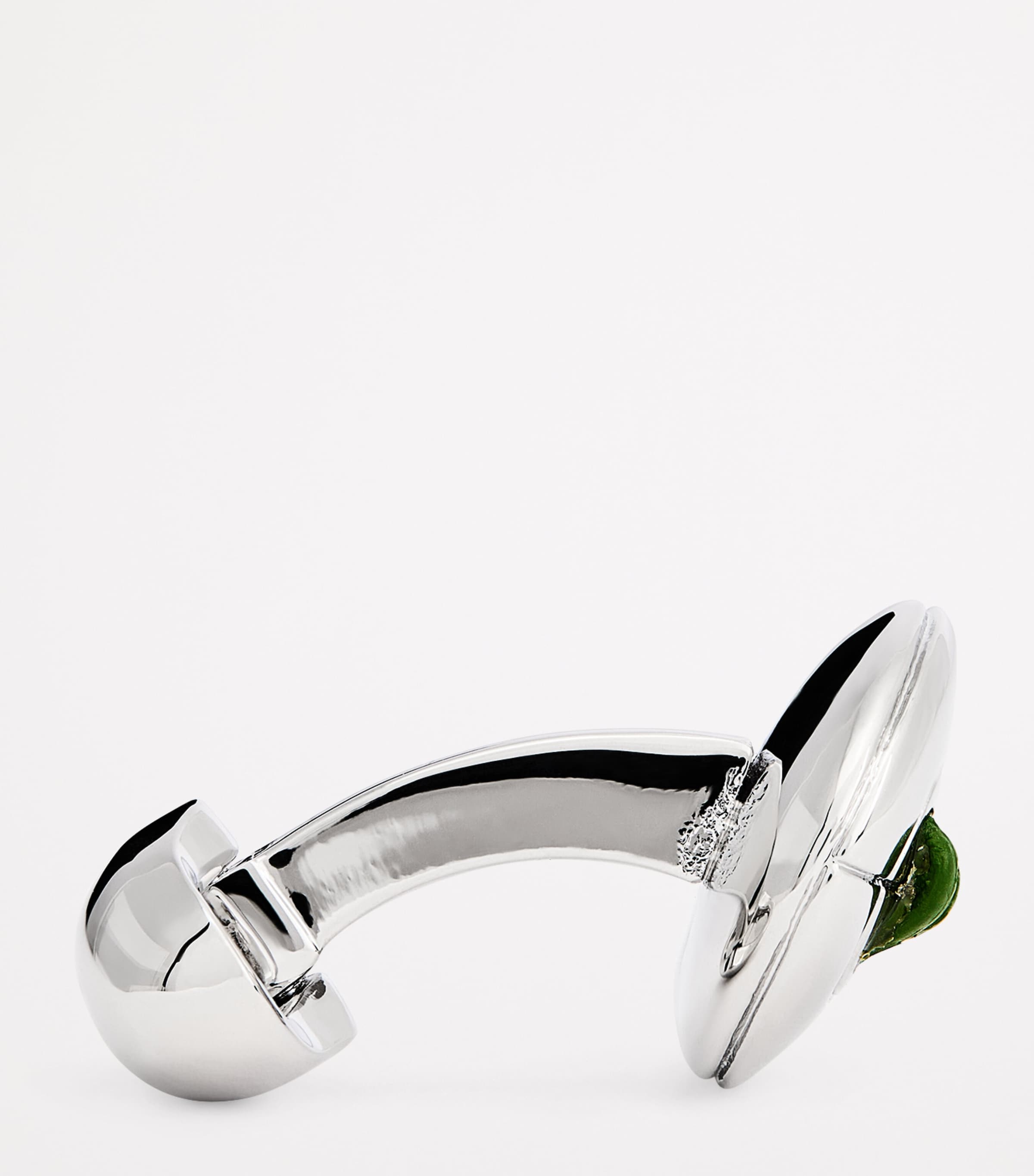 Babette Wasserman Thread-Detail American Football Cufflinks Silver Image 4