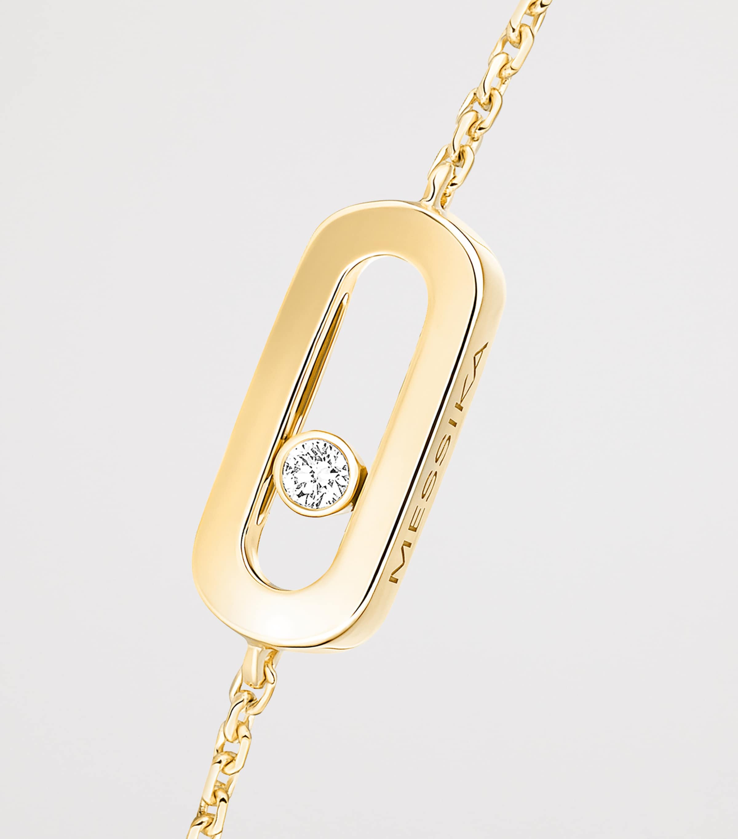 Messika Messika Care(s) Yellow Gold and Diamond Children's Bracelet Yellow Gold Image 3