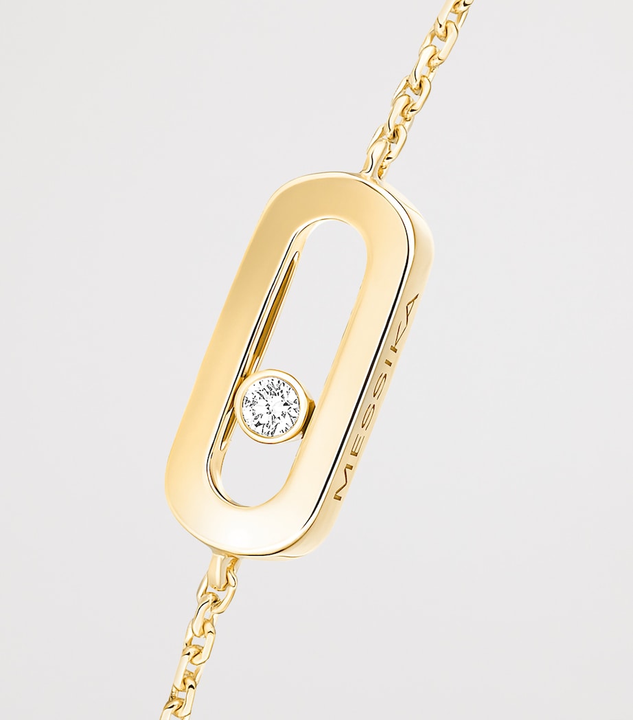 Messika Messika Care(s) Yellow Gold and Diamond Children's Bracelet Yellow Gold Image 3
