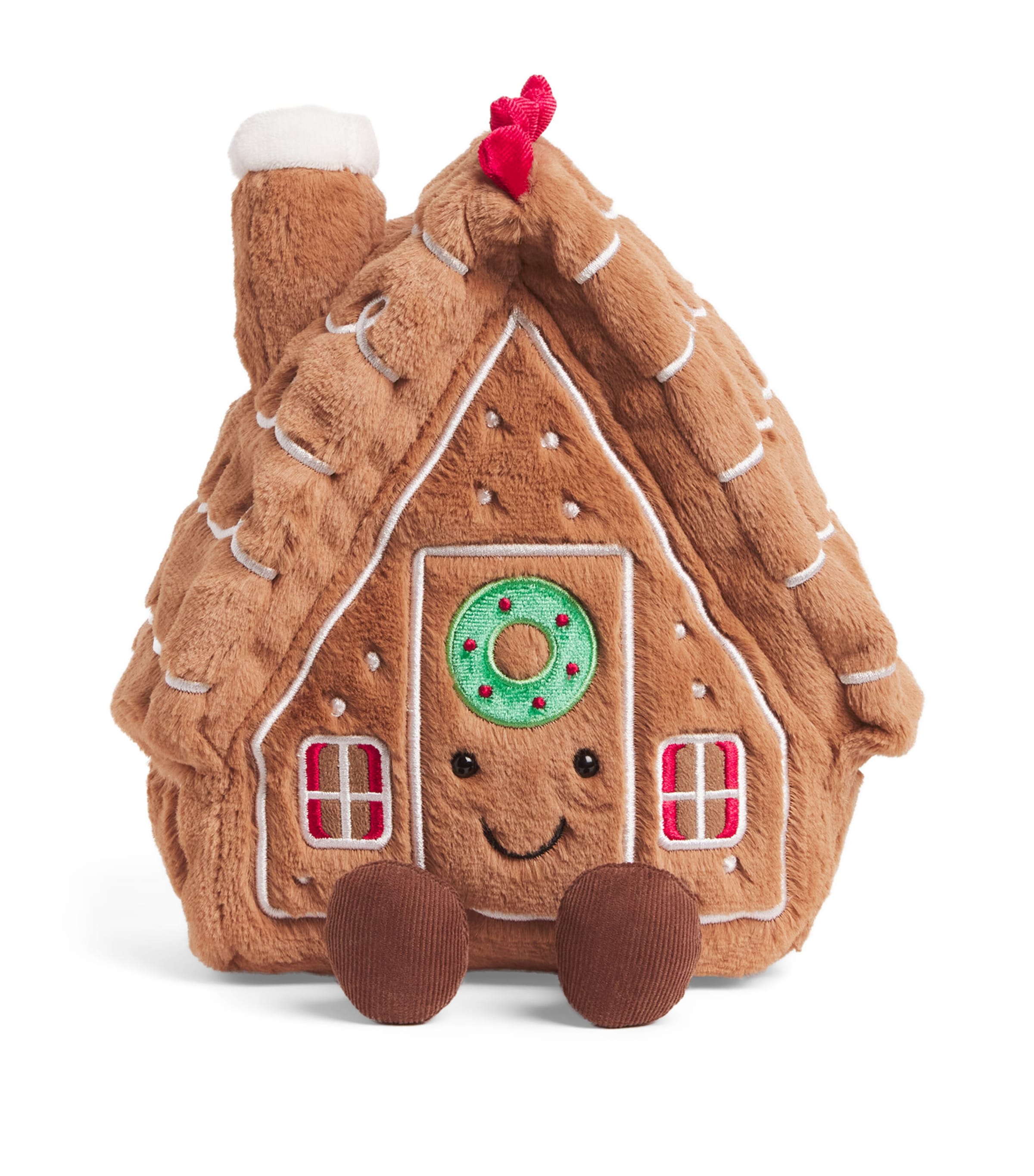 Jellycat Amuseables Gingerbread House In Brown