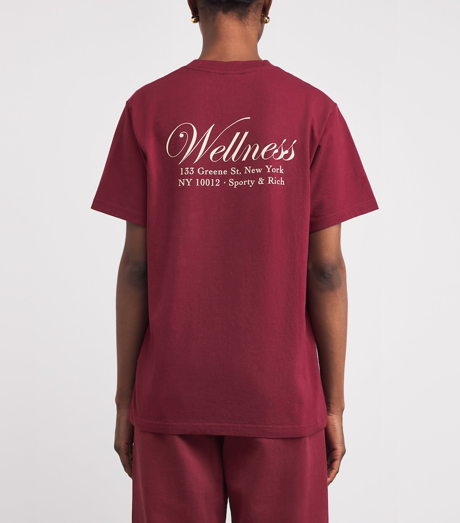 Cotton Graphic T-Shirt 27 MERLOT Image 4