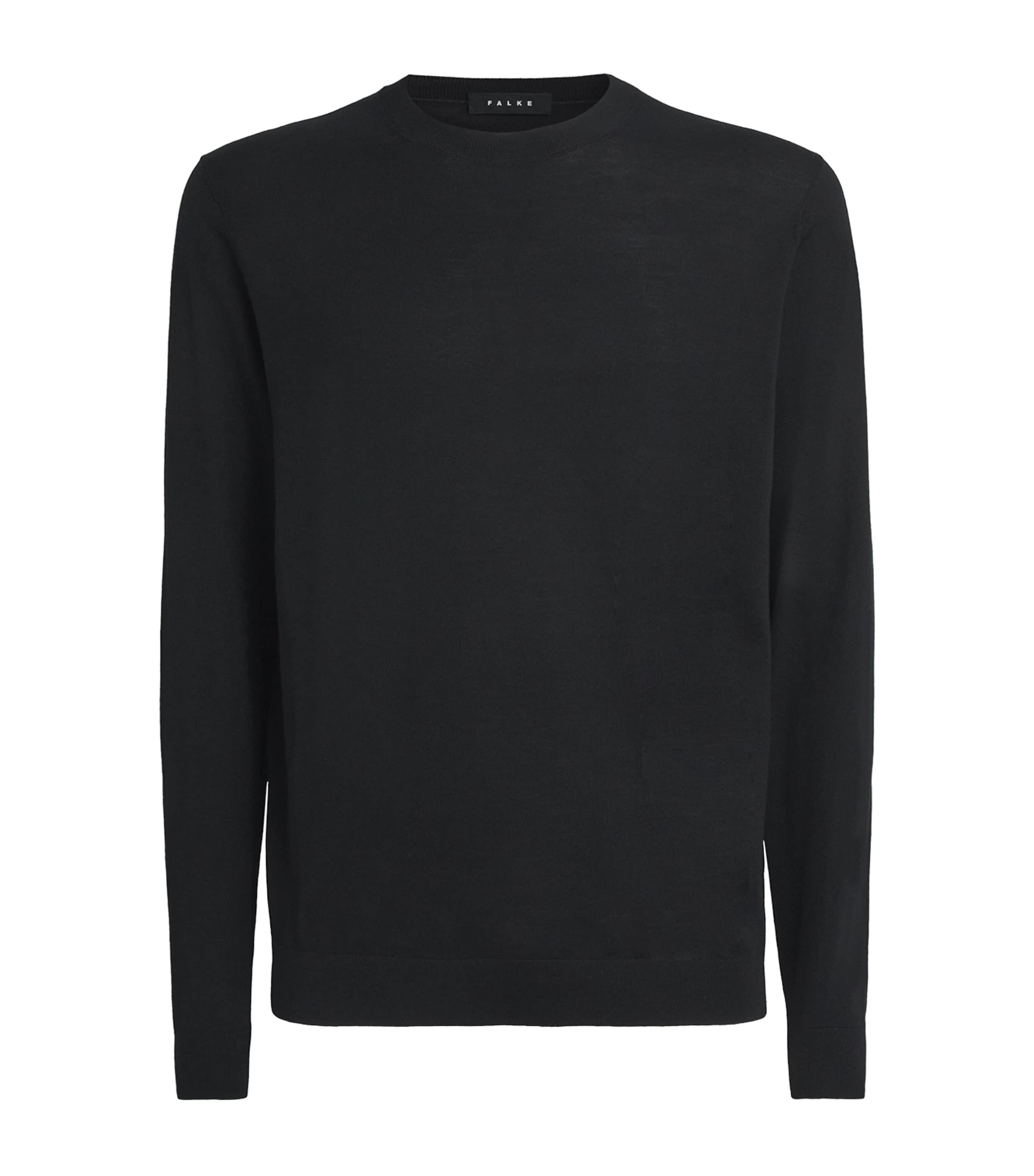 Merino Wool-Blend Sweater 3000 BLACK Image 1