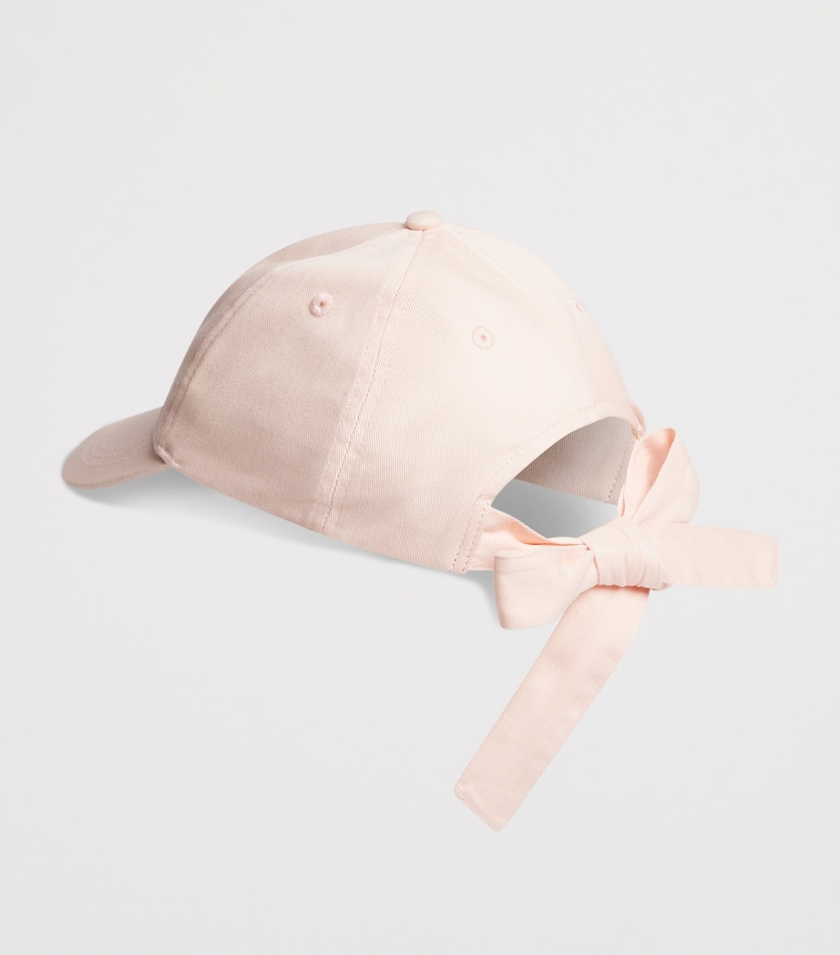 Bonpoint Cotton Lyna Baseball Cap Rose Poudre Image 2