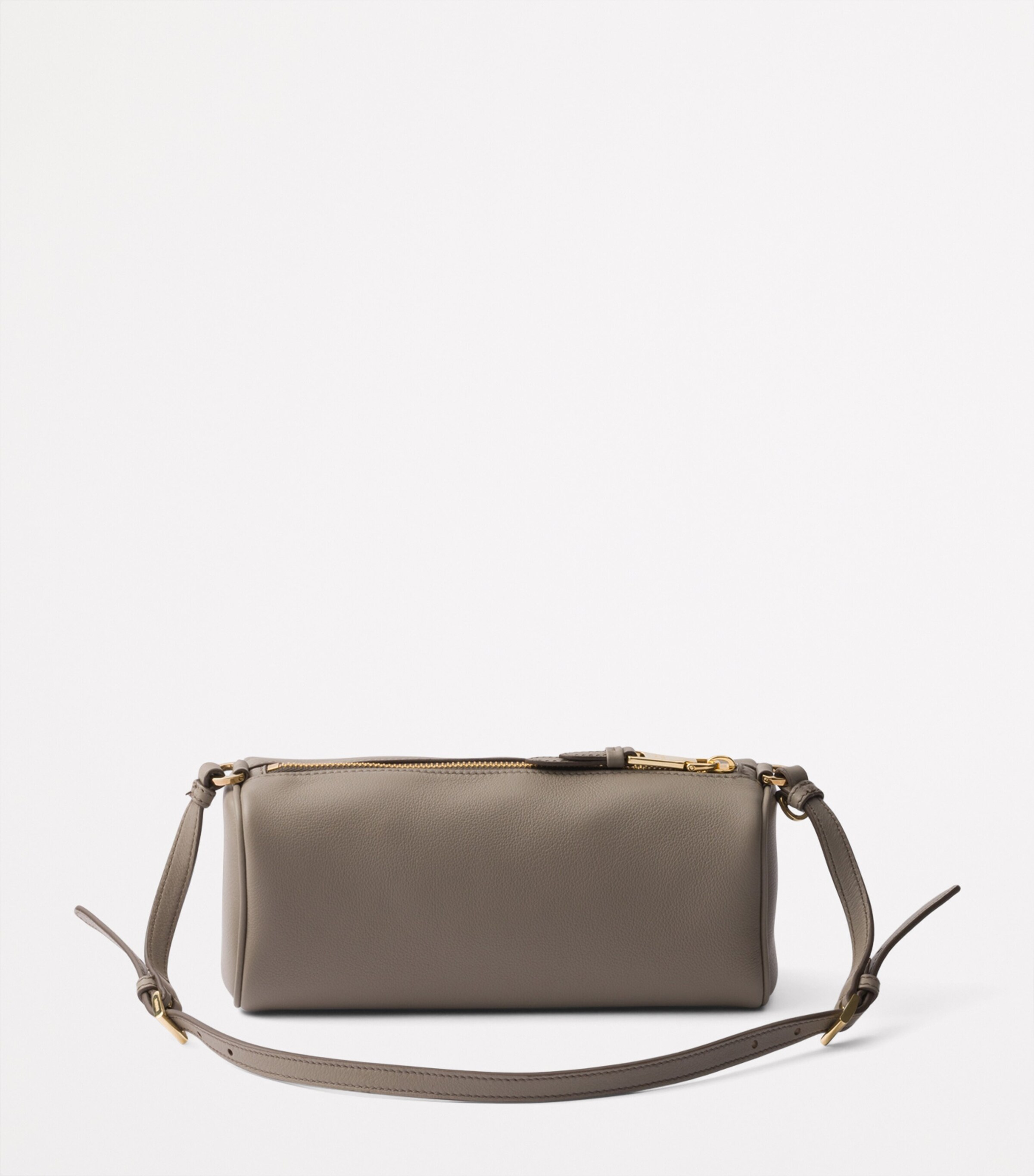 Leather Triangle Shoulder Bag F0572 Image 4