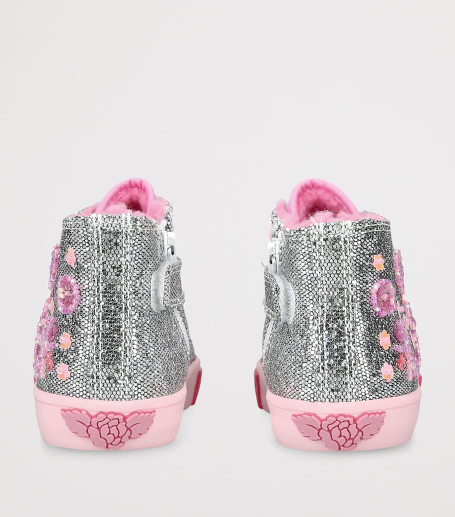 Embellished Dafne Sneakers SILVER COM Image 2