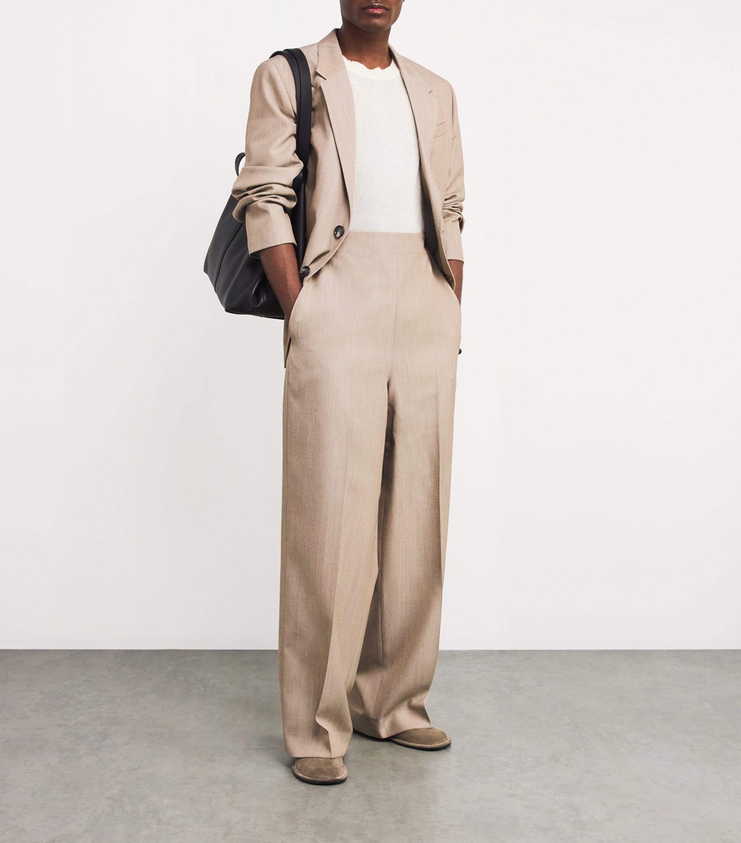 AMI Paris Virgin Wool Sailor Trousers | Harrods US