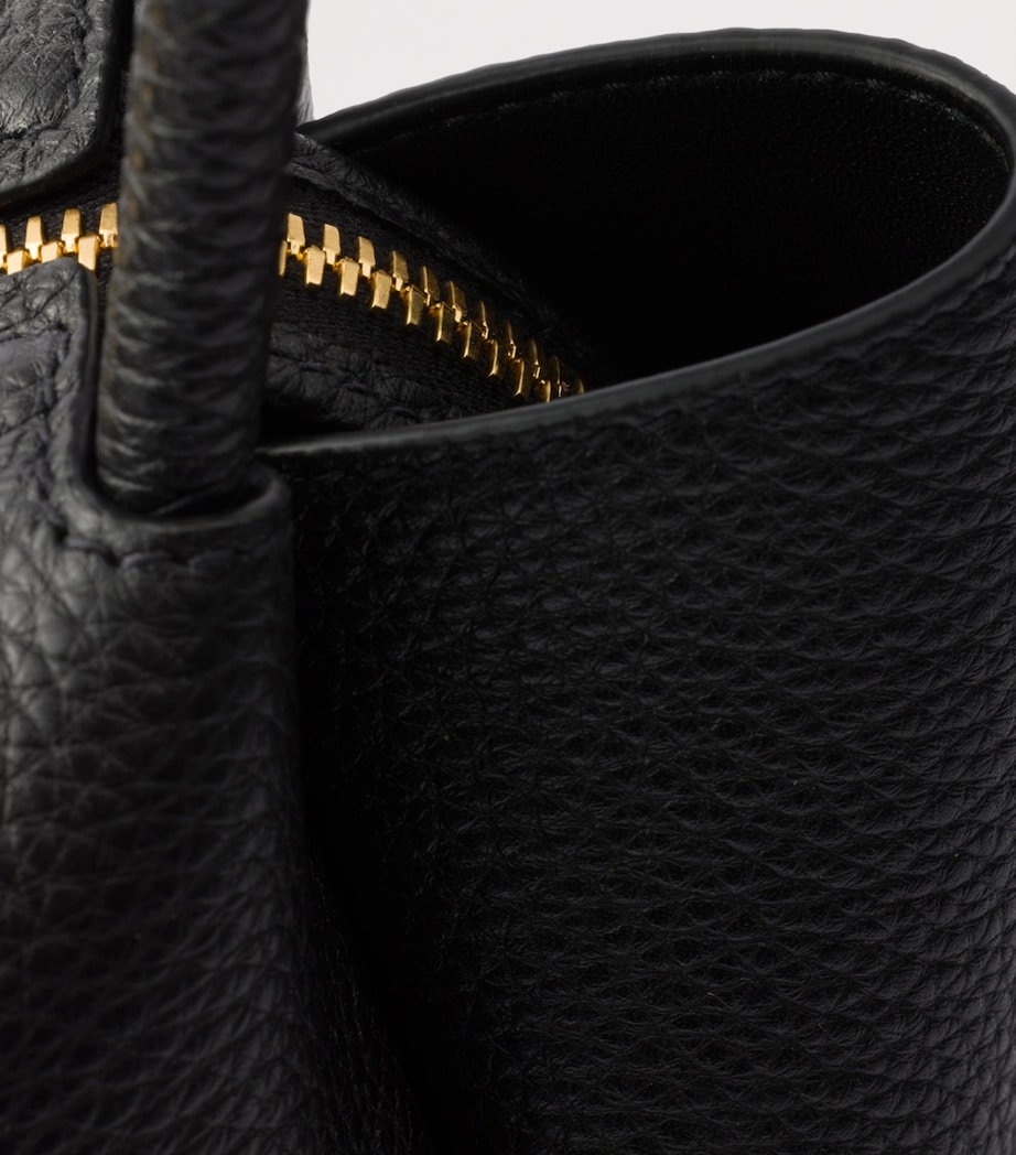 Small Leather Top-Handle Bag F0632 Image 6