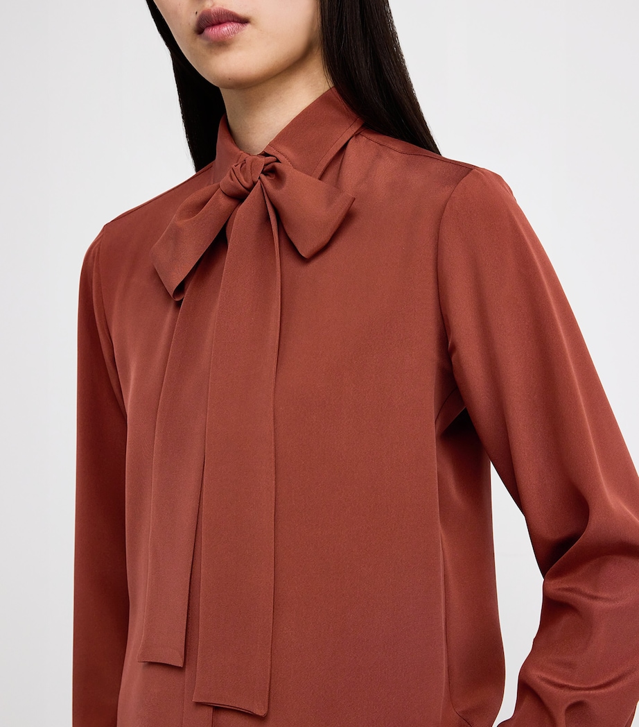 Silk-Blend Shirt BURNED Image 6