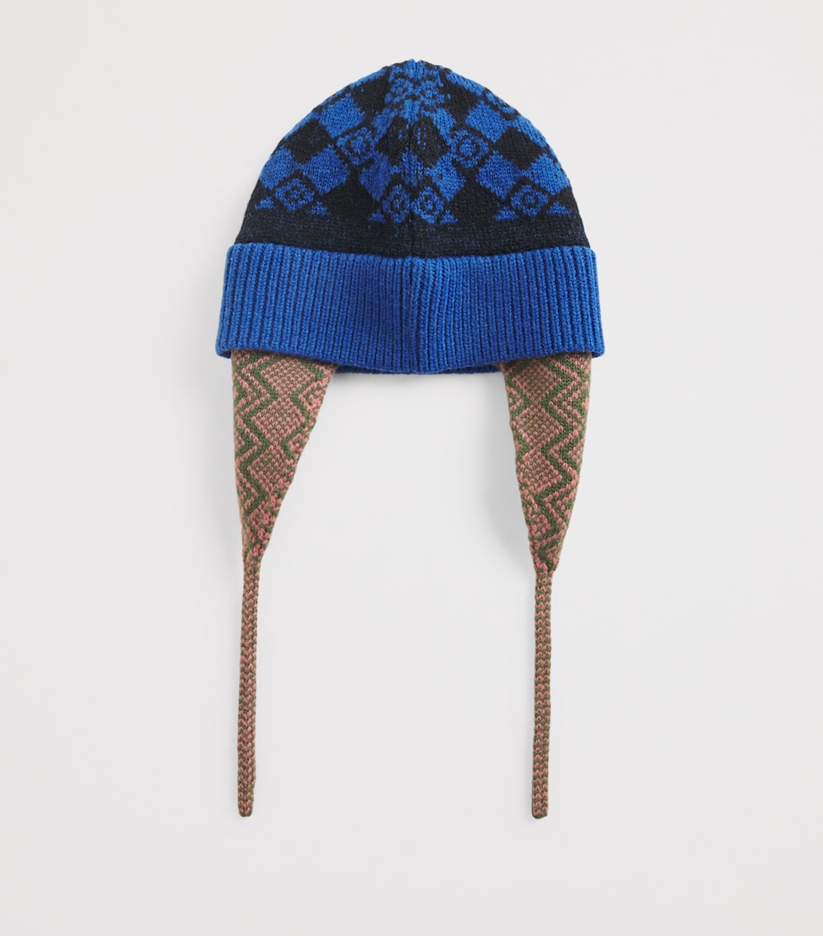 DRIES VAN NOTEN Wool Jacquard Hat King Image 3
