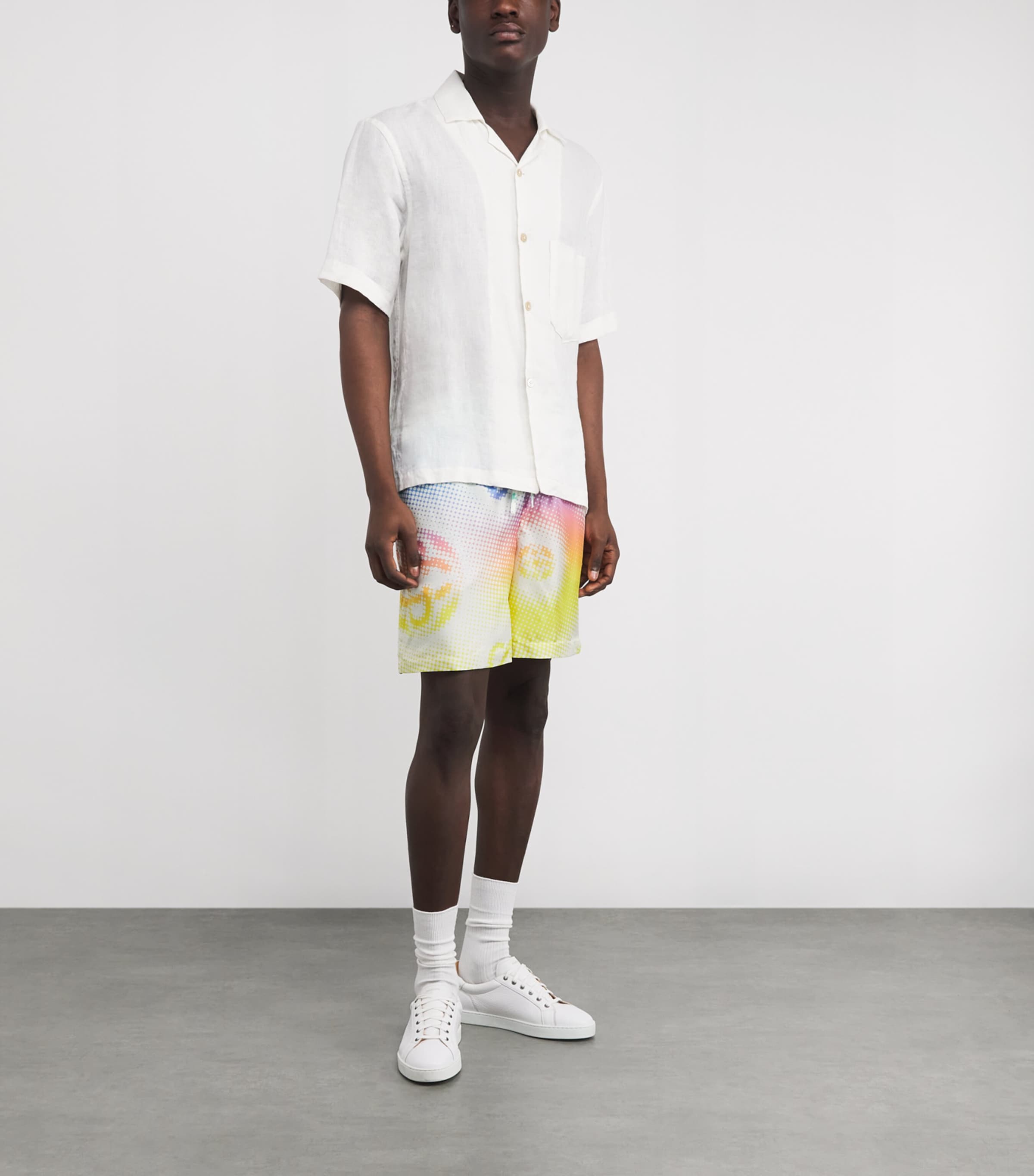 Silk Halftone Logo Shorts HALFTONE LOGO Image 2