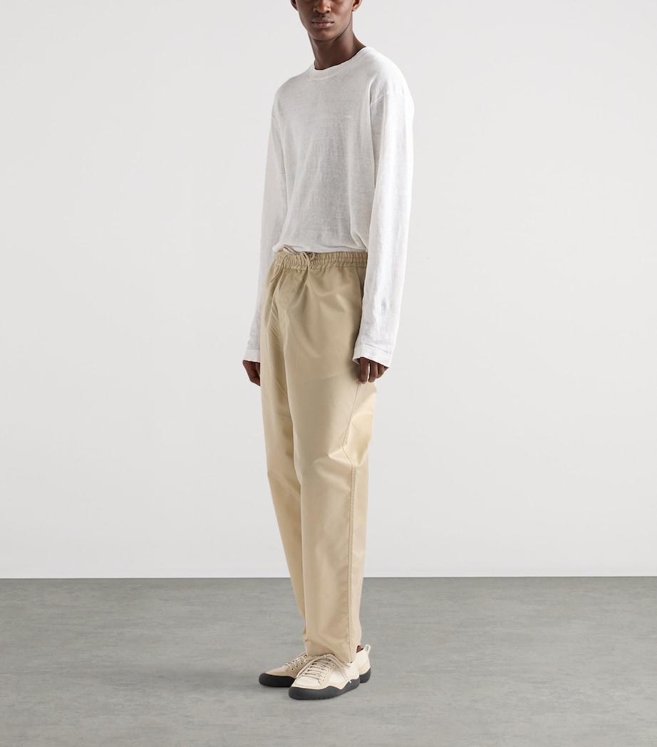 Prada Mens Re-Nylon Trousers Neutral Image 2