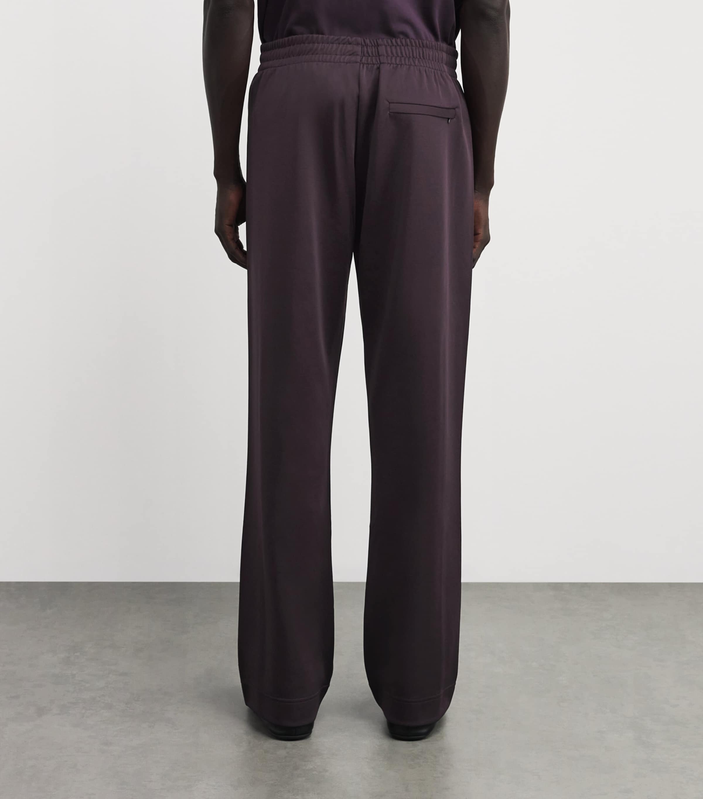 Logo Track Pants AUBERGINE Image 4
