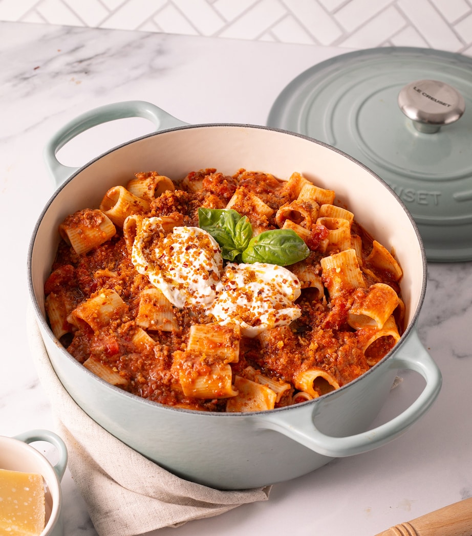 Cast Iron Round Casserole Dish (20cm) SEA SALT Image 5