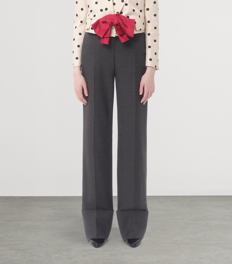 Wool Tailored Trousers 153 Image 2