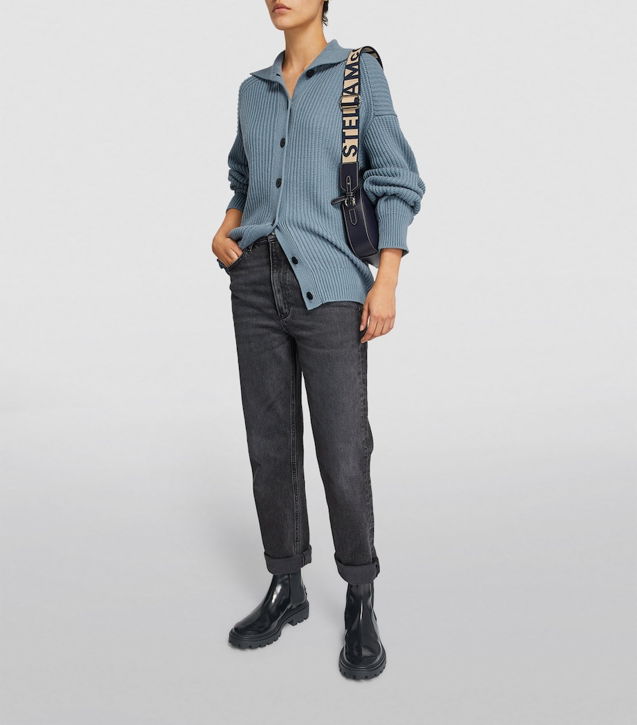 Leather Gomma Pesante Chelsea Boots BLACK Image 6