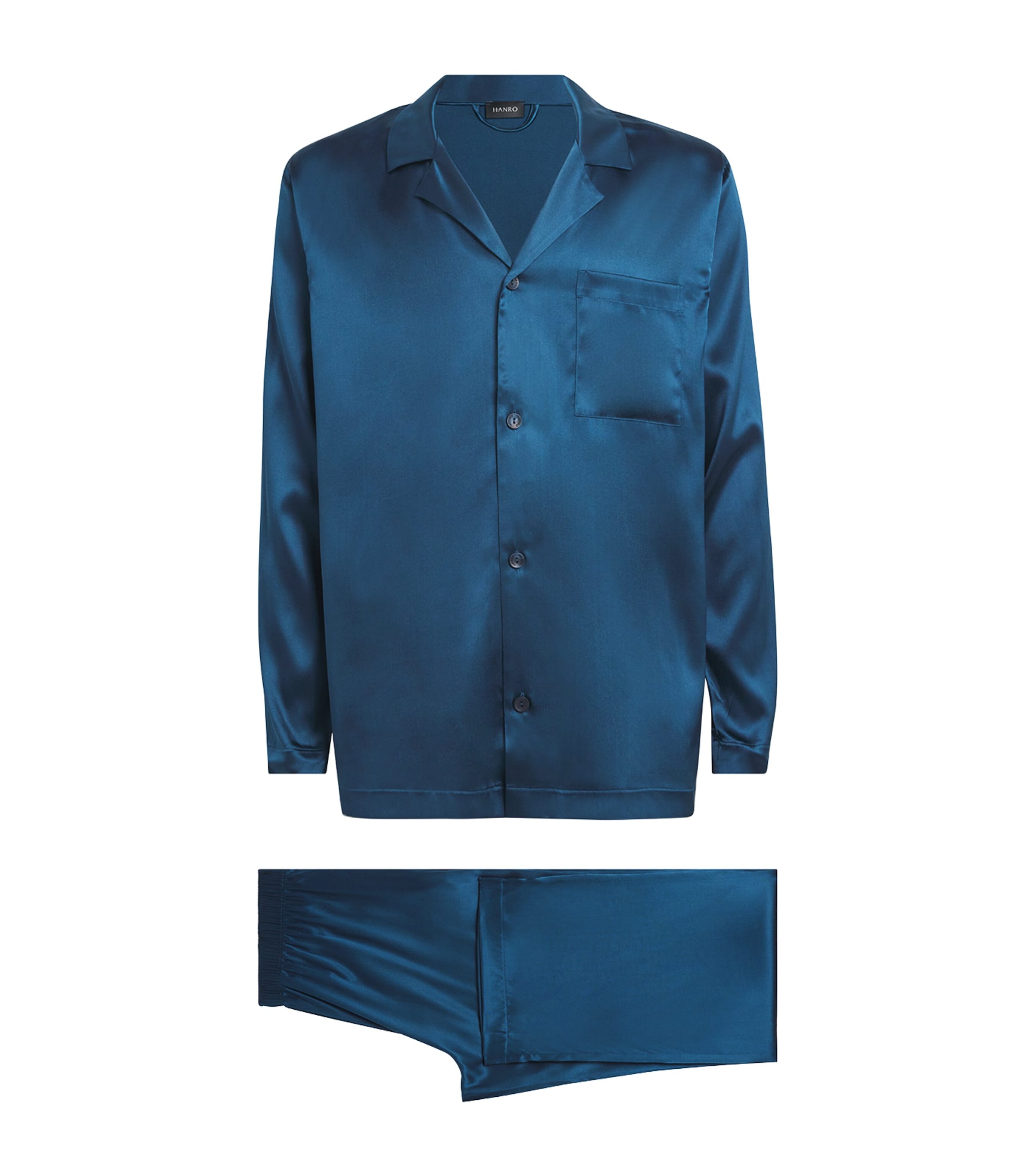 Stretch-Silk Selection Pyjama Set 071652 MYSTIC BLUE Image 1