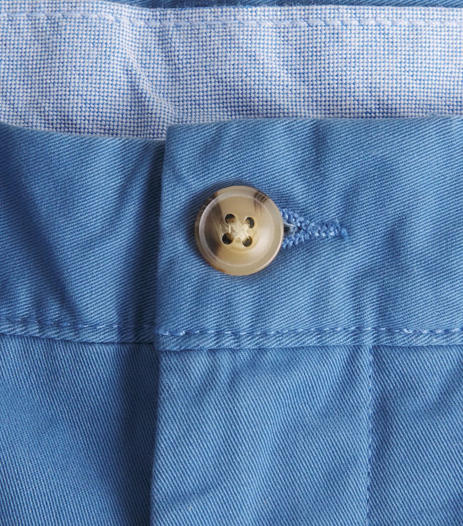 Polo Ralph Lauren Mens Stretch-Cotton Bedford Shorts Delta Blue Image 6