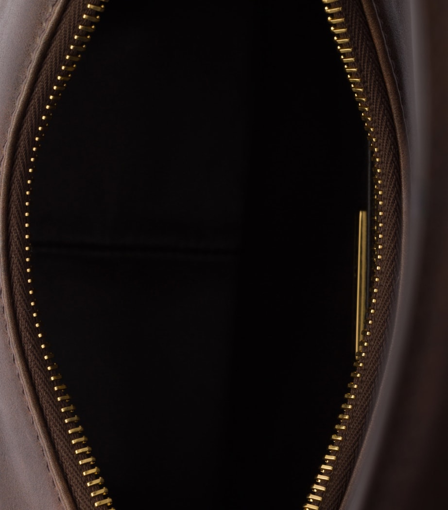 Prada Medium Leather Aimée Shoulder Bag Brown Image 4