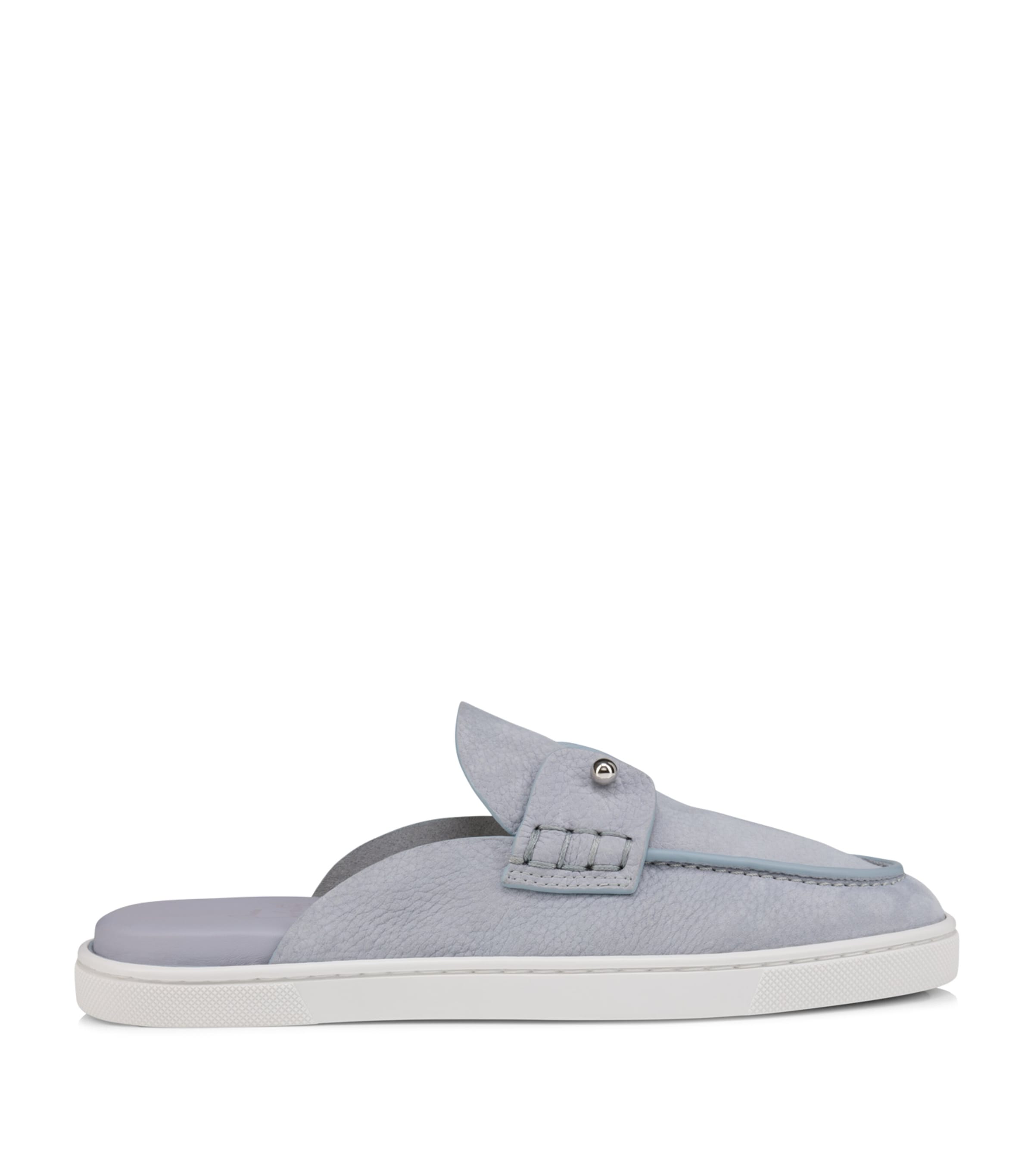 Christian Louboutin Chanme Donna Flat Leather Mules Image 1
