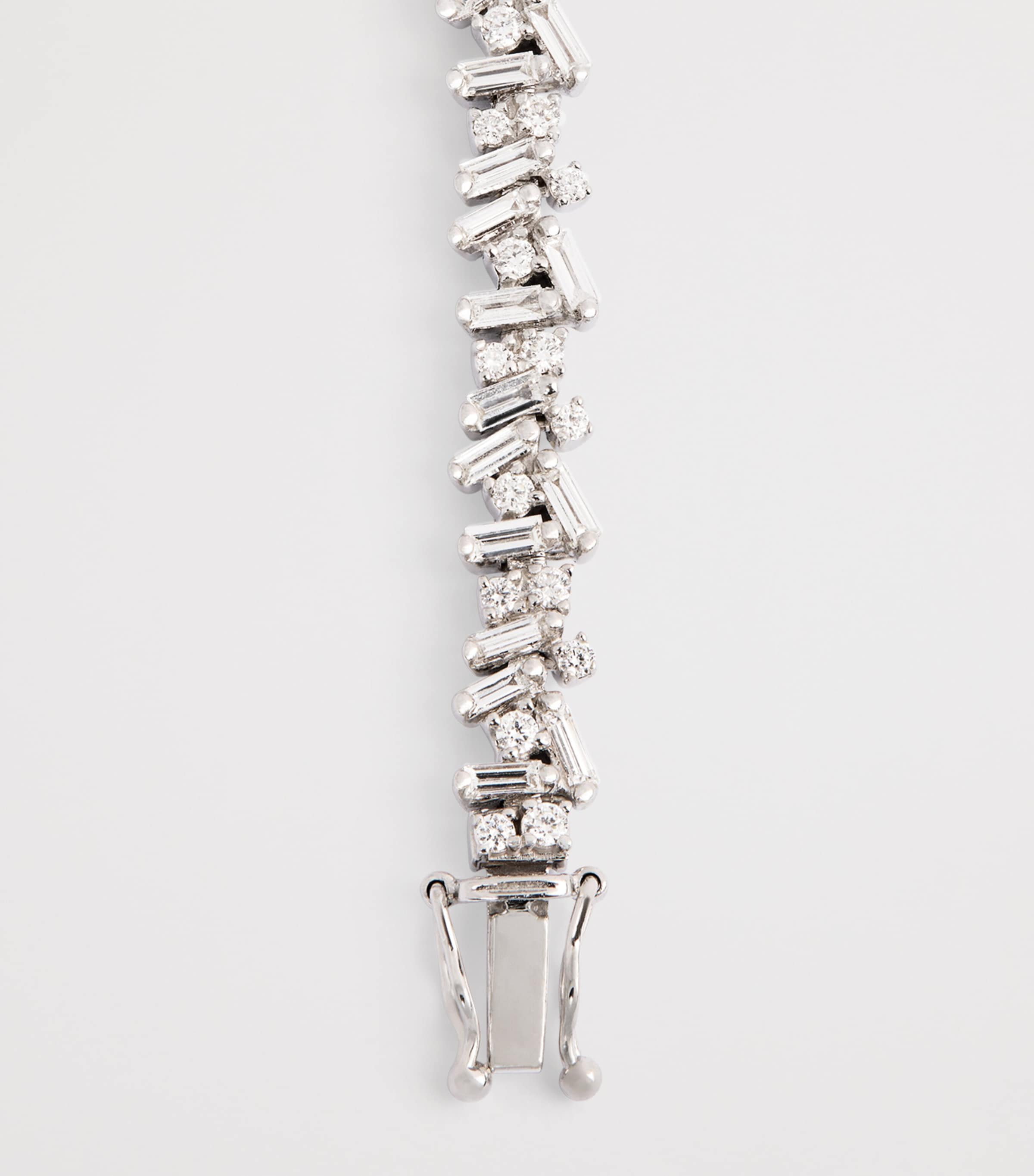 Suzanne Kalan White Gold and Diamond Classic Icon Tennis Bracelet Wg/wd Image 5
