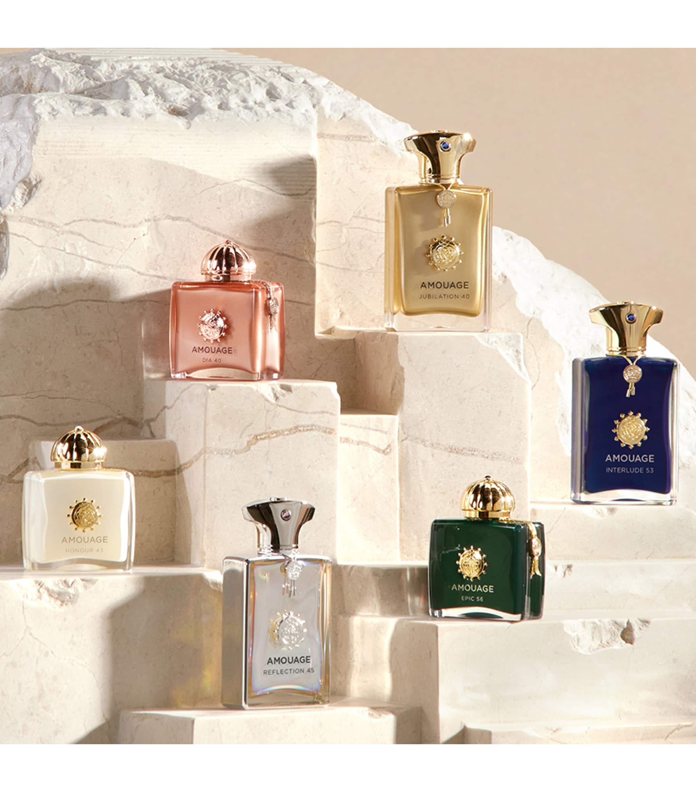 Amouage Men's Exceptional Extraits Sample Set (4 x 2ml) | Harrods UK