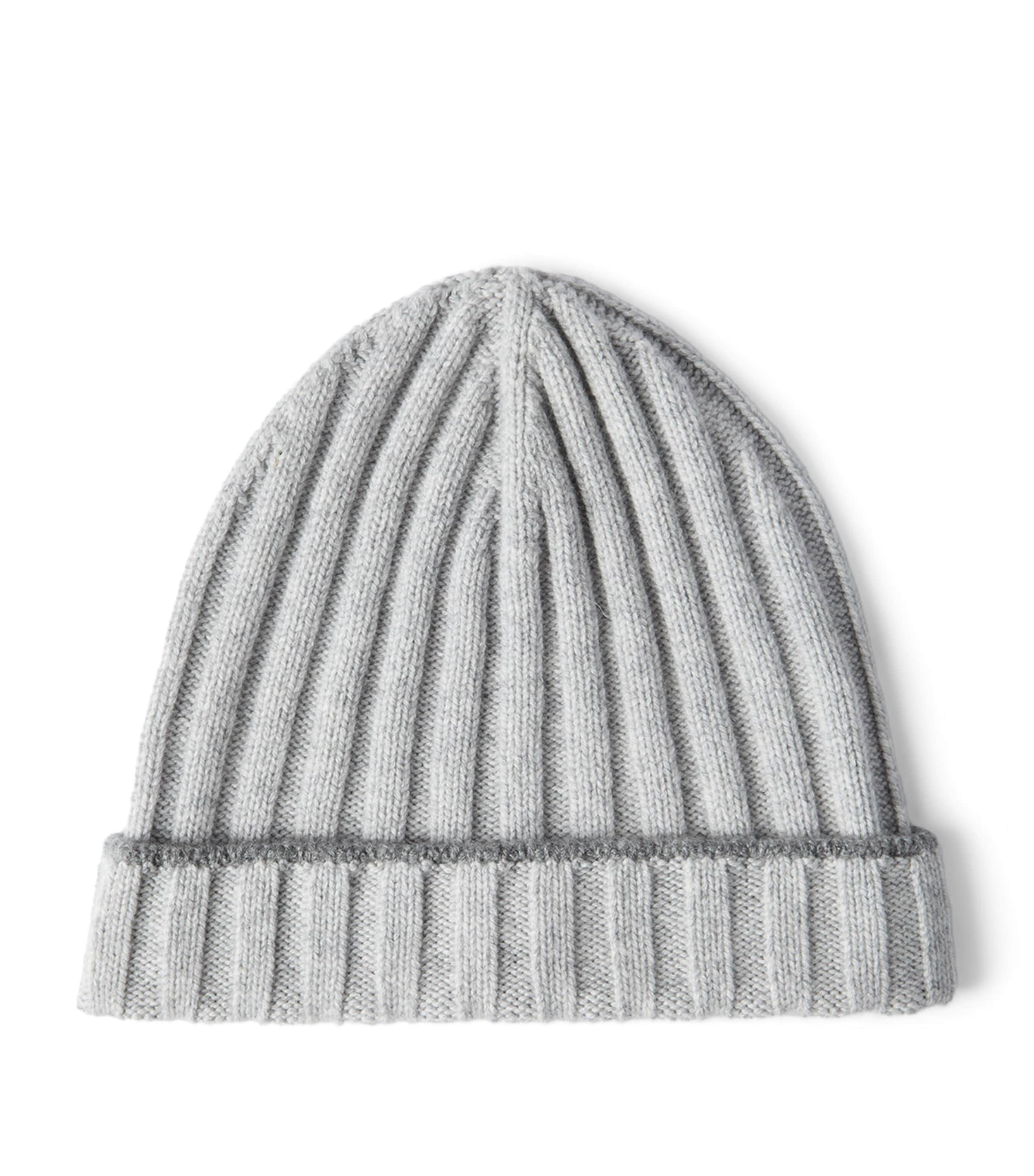 Brunello Cucinelli Cashmere Ribbed Beanie Image 1