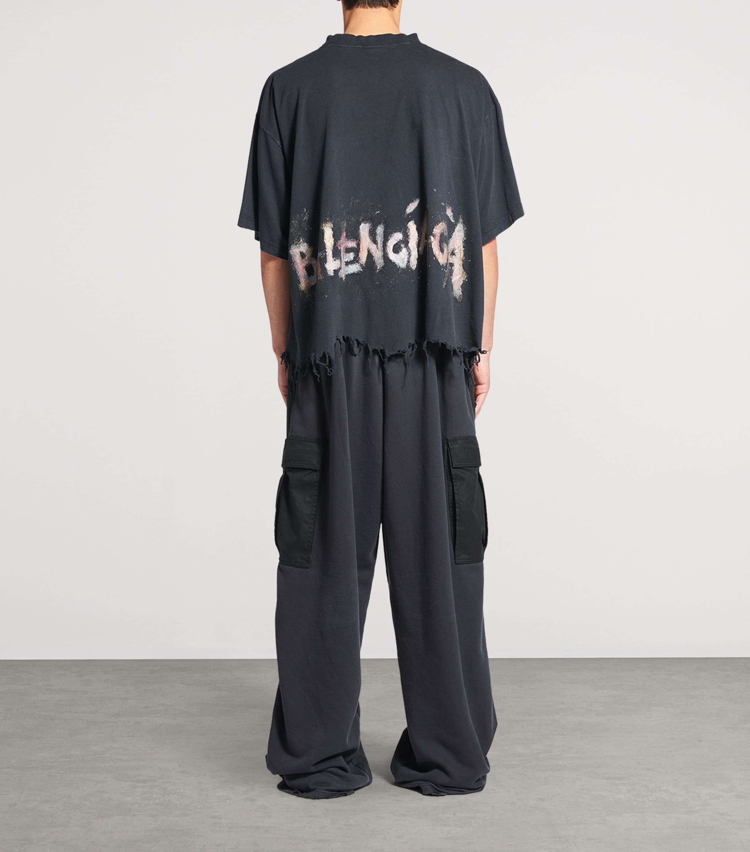 Distressed Oversized T-Shirt 1041 Image 6