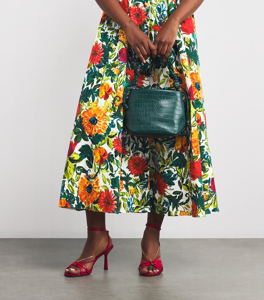 Cotton Ena Maxi Shirt Dress 2332-MANDEVIL FOLIAG Image 6