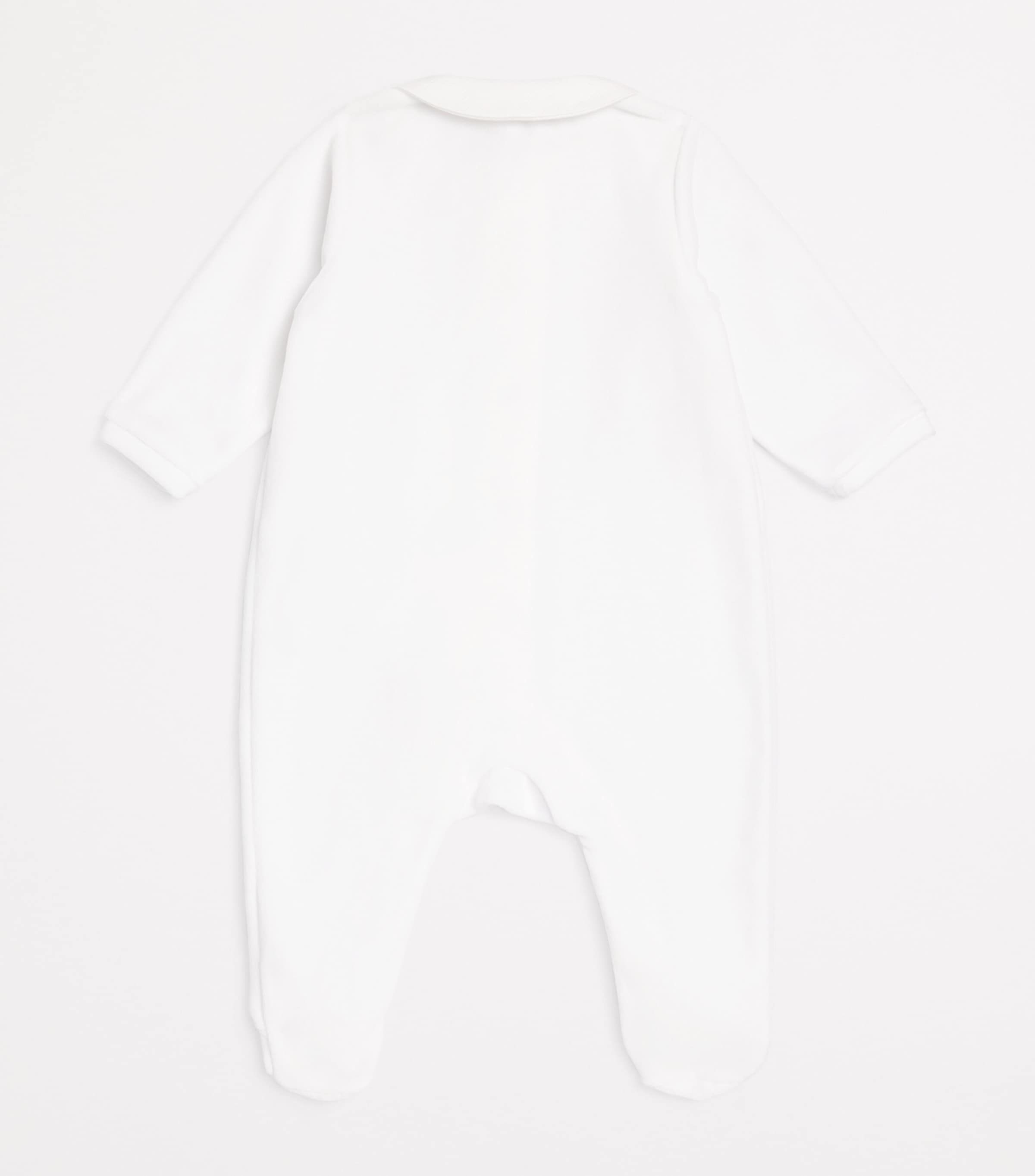Cotton-Blend All-In-One (Newborn-2 Years) BLANC Image 2