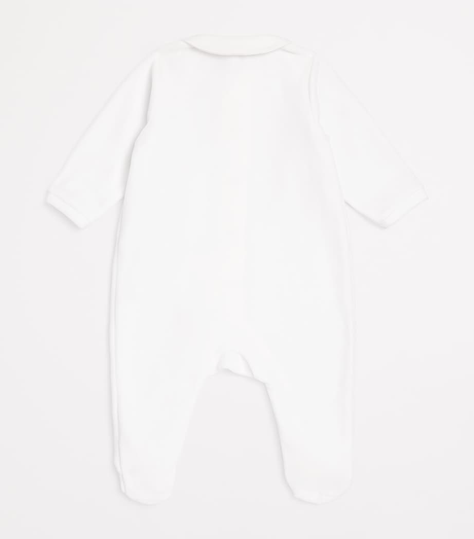 Cotton-Blend All-In-One (Newborn-2 Years) BLANC Image 2