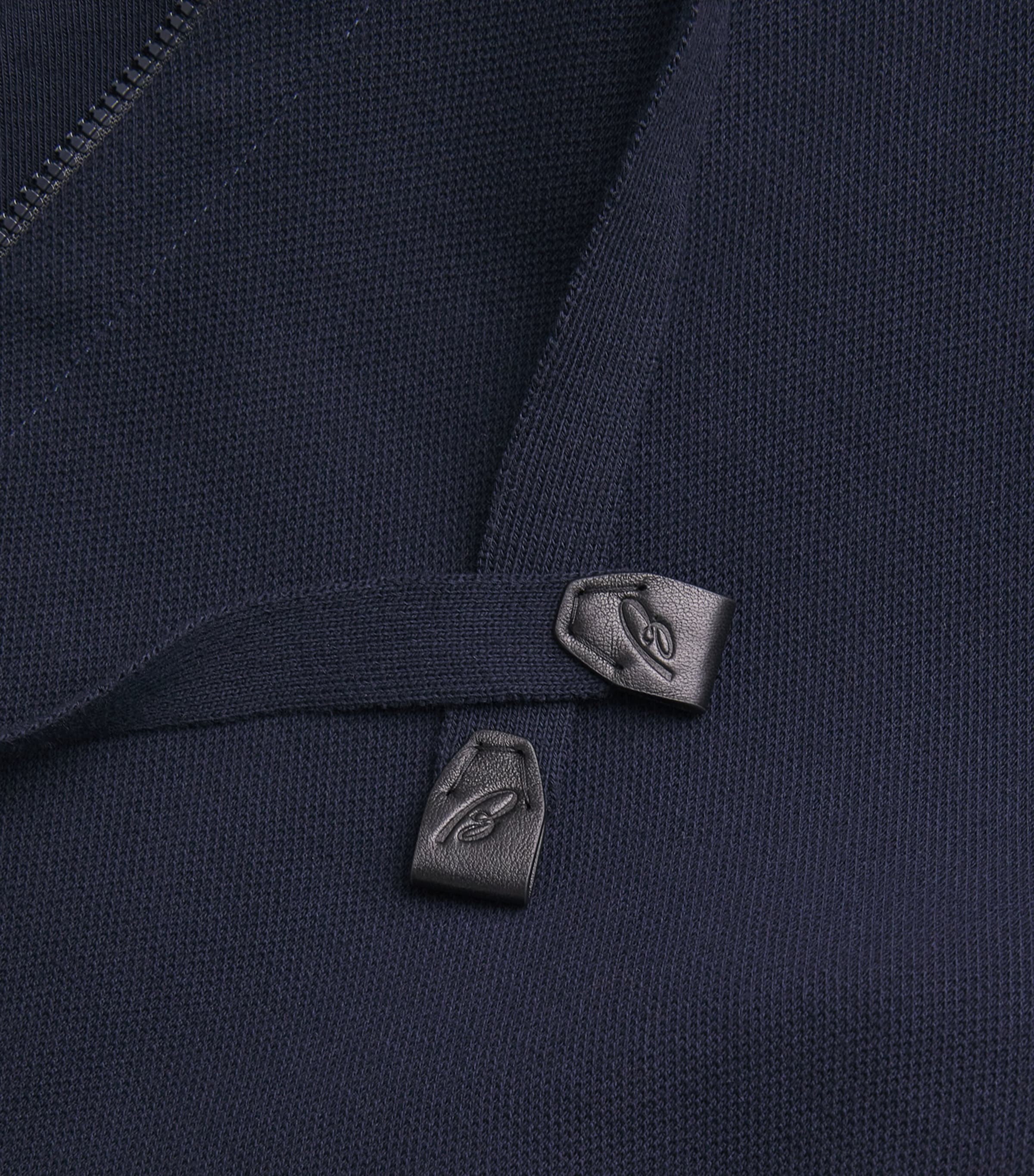 Stretch-Cotton Zip-Up Hoodie 4100 Image 5