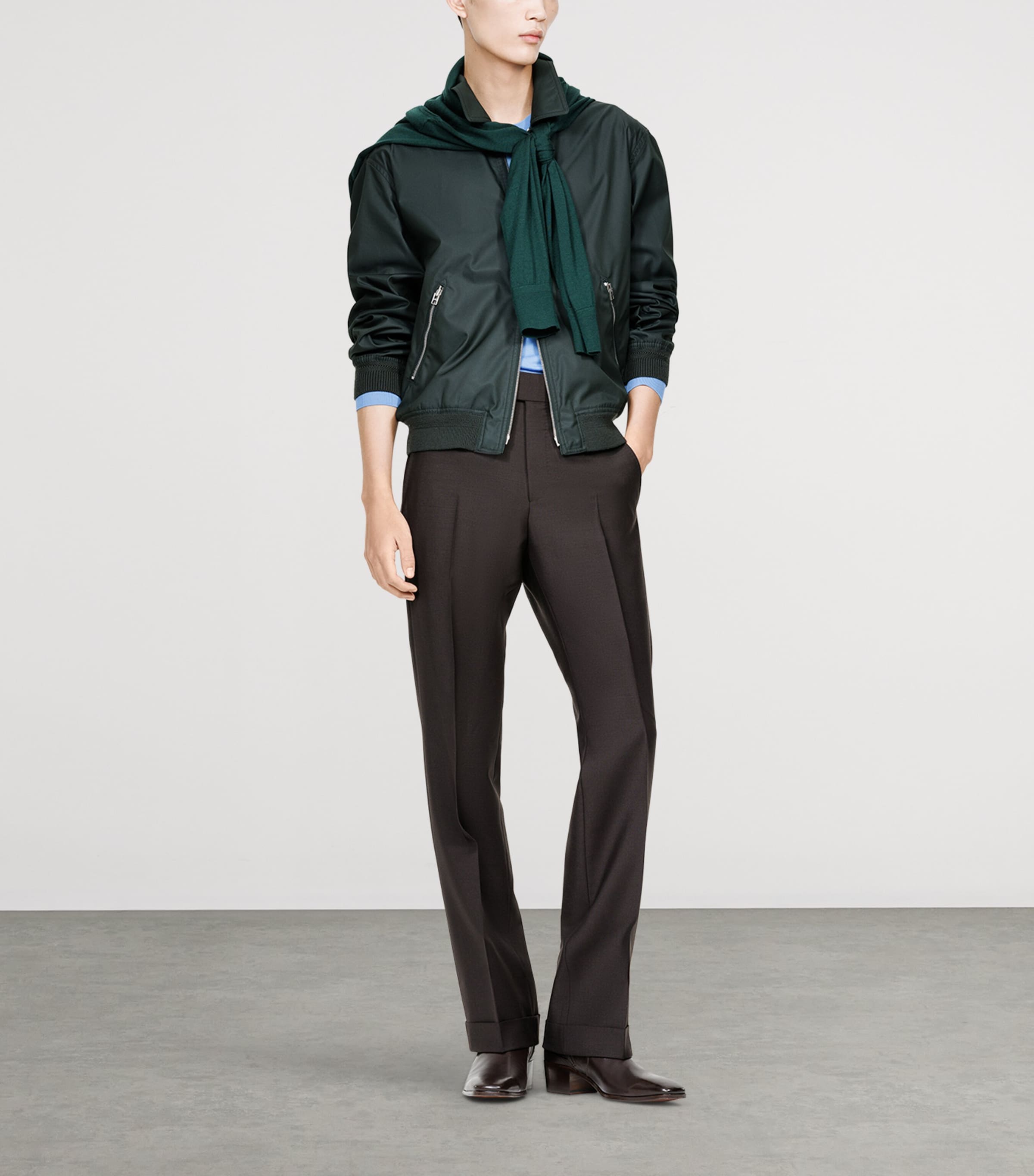 TOM FORD Mens Cotton Bomber Jacket Gct Image 2