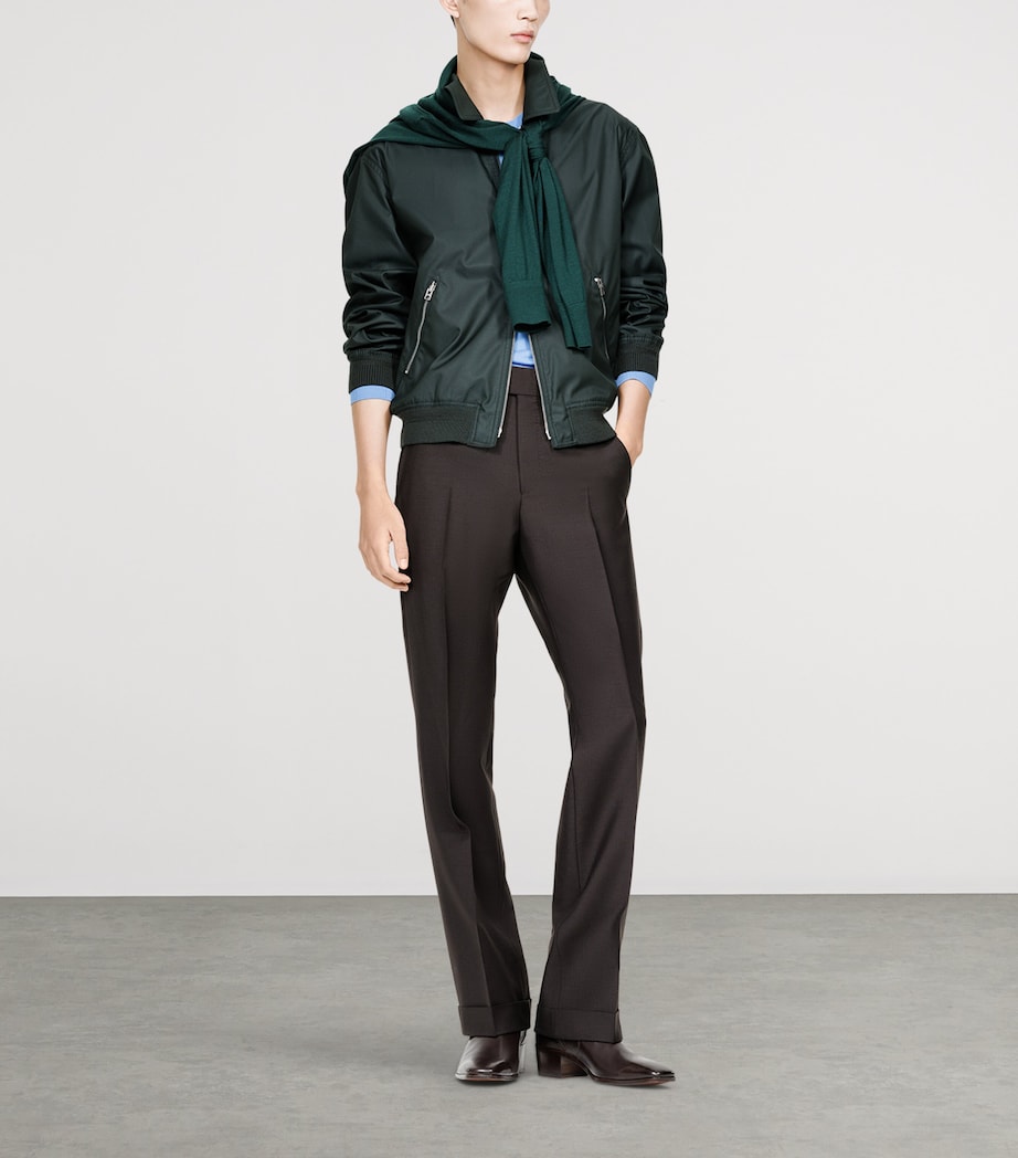 TOM FORD Mens Cotton Bomber Jacket Gct Image 2