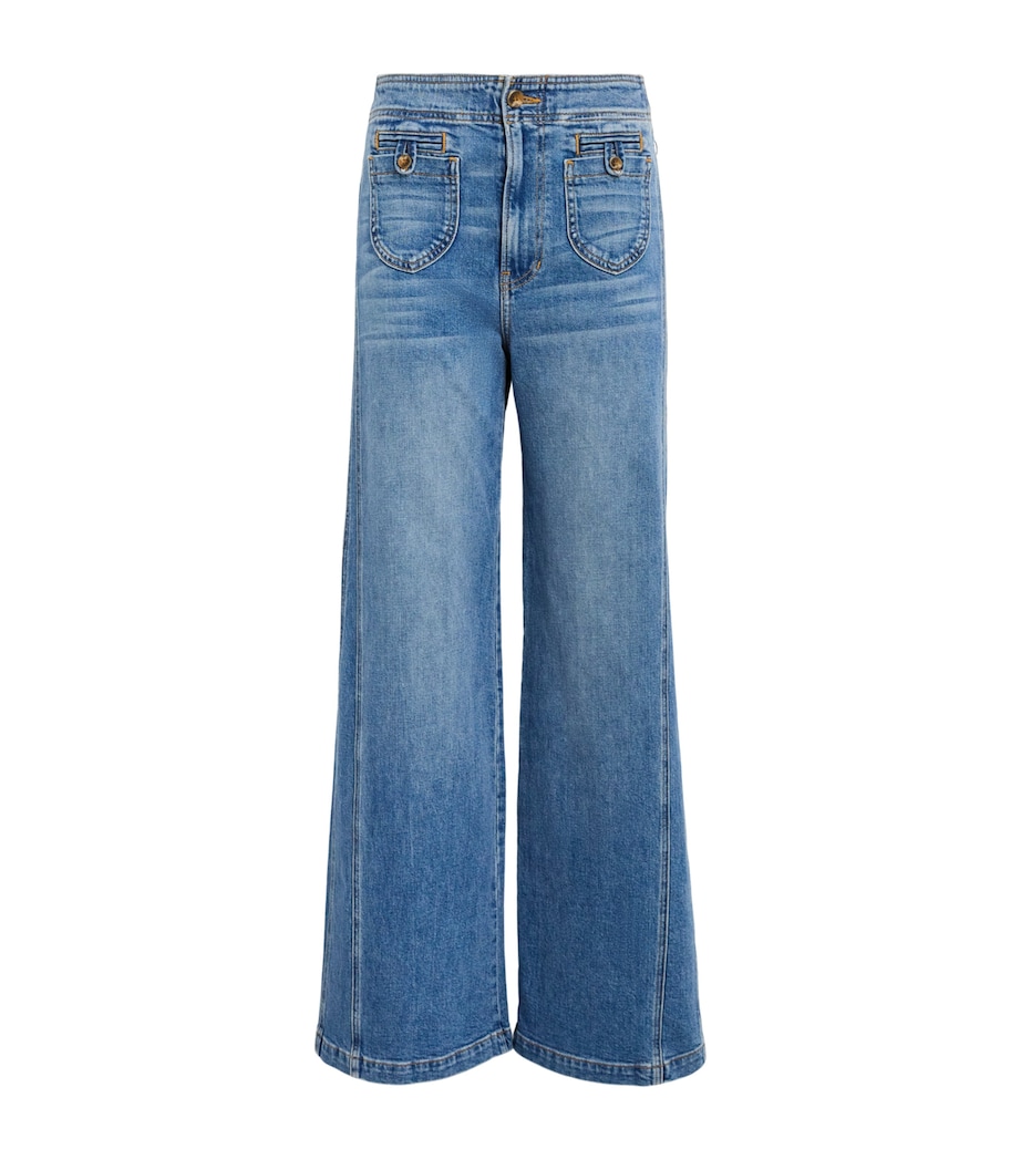 Veronica Beard Womens Taylor Jeans Sneak Peek Image 1