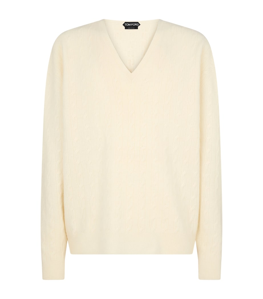 Wool V-Neck Sweater WAF Image 1