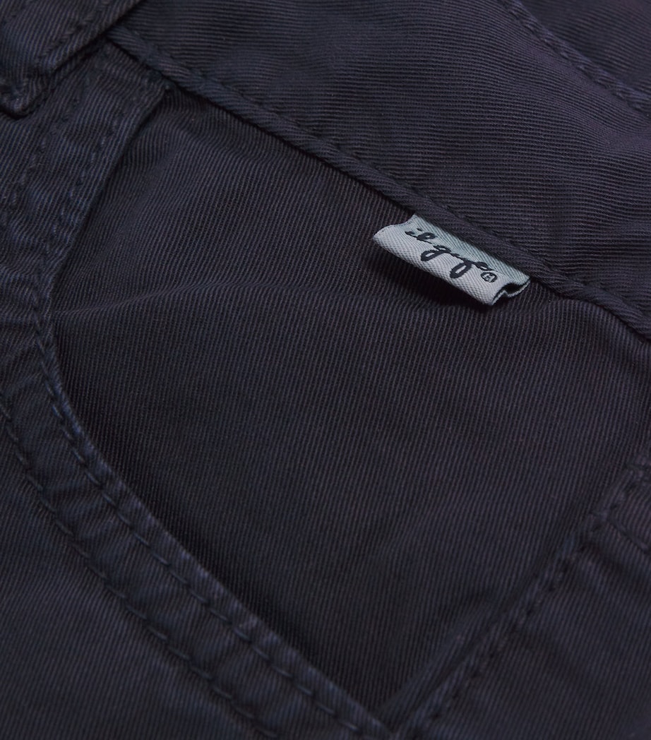 Cotton Straight Chinos (2-12 Years) 495 BLUE Image 4