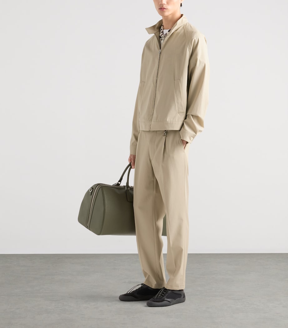 Cotton Stand-Collar Jacket F0036 Image 2