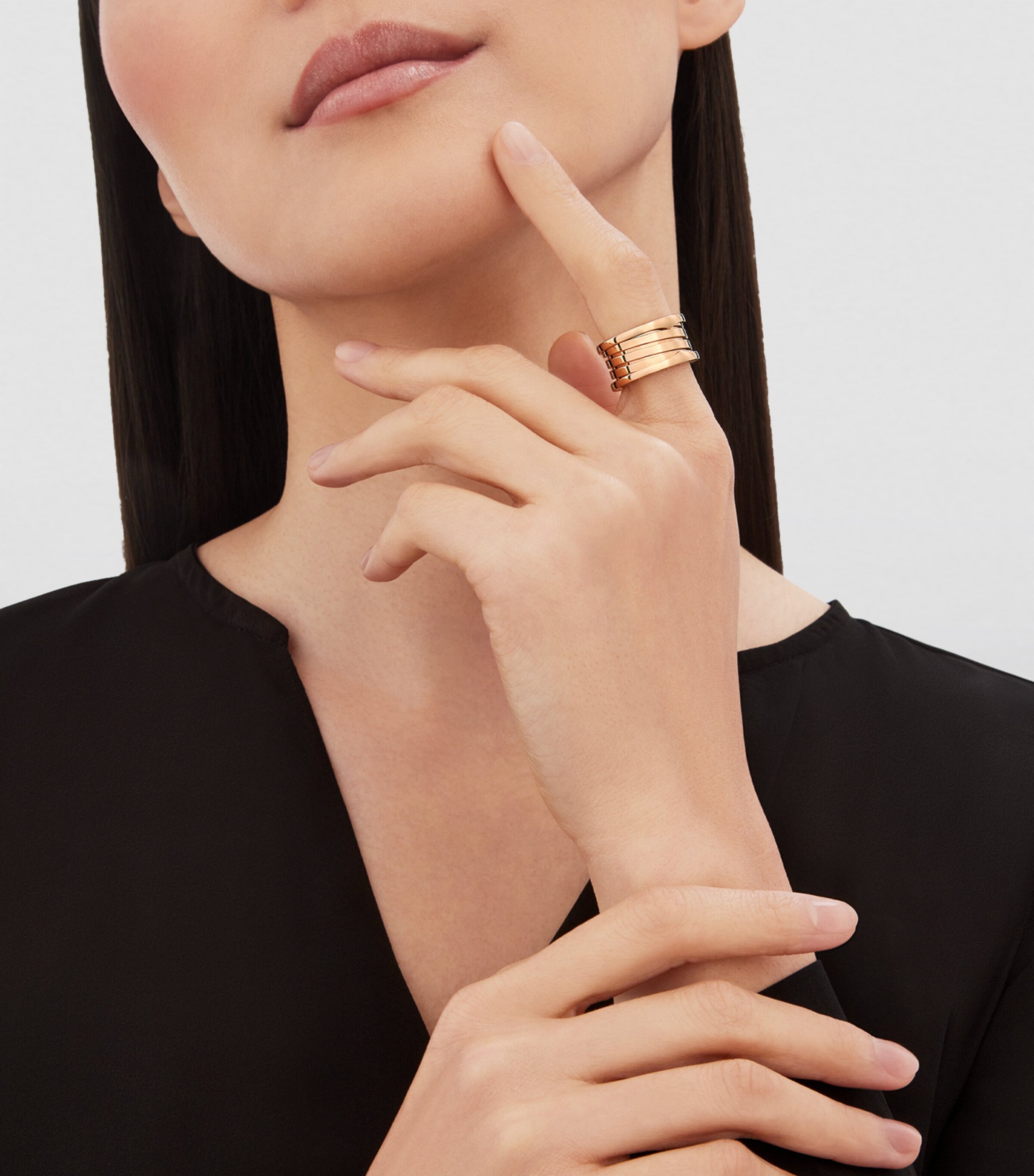 Rose Gold B.zero1 Ring PINK GOLD Image 8