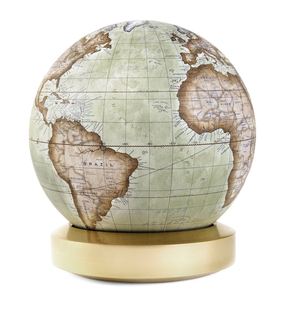 Bellerby The Brass Albion Desk Globe (22cm) Green Image 2