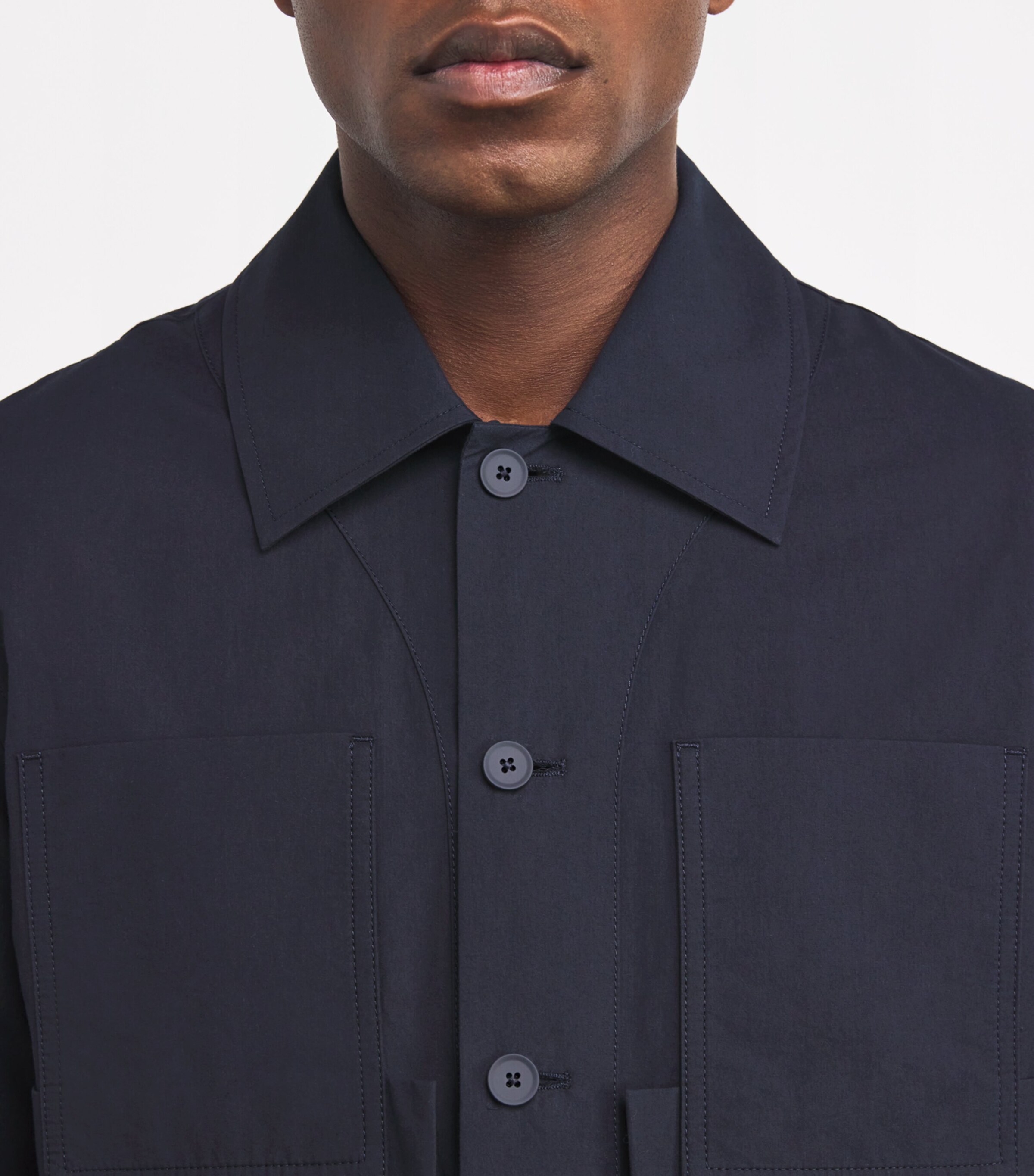 Craig Green Mens Cotton Utility Shirt Jacket Navy Image 6