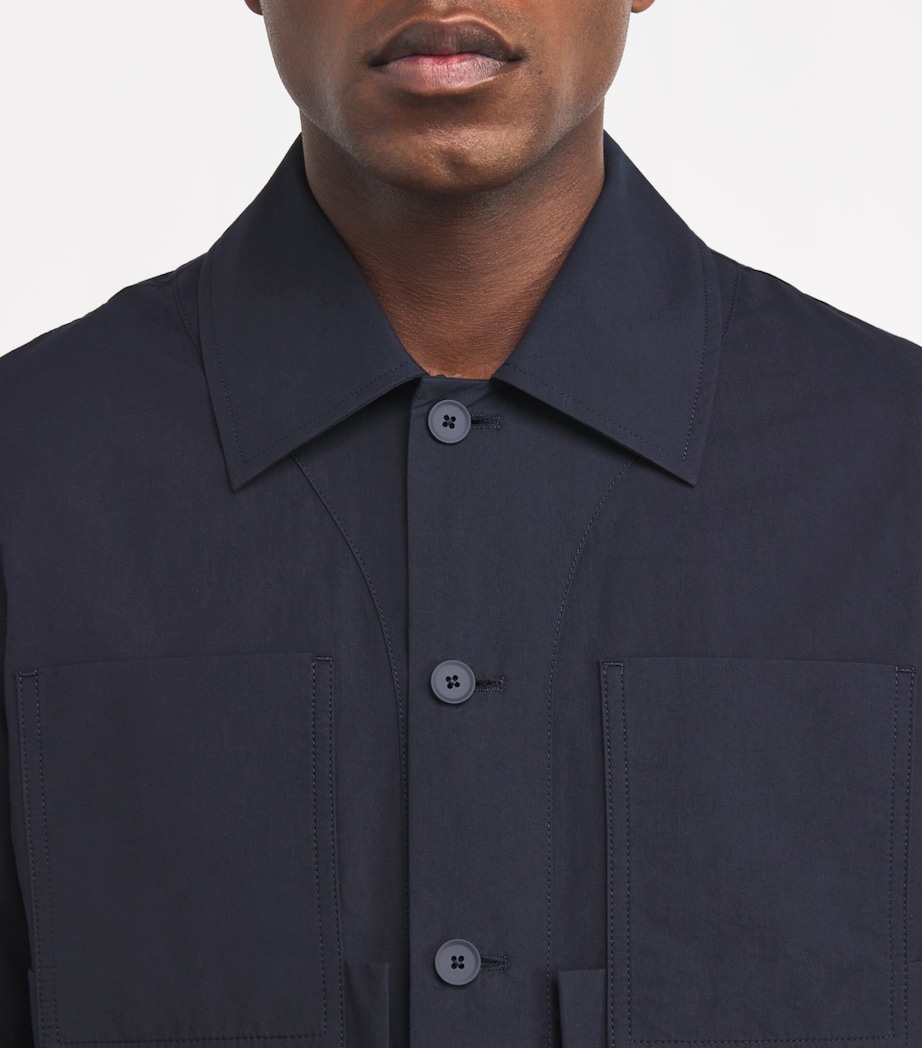 Craig Green Mens Cotton Utility Shirt Jacket Navy Image 6