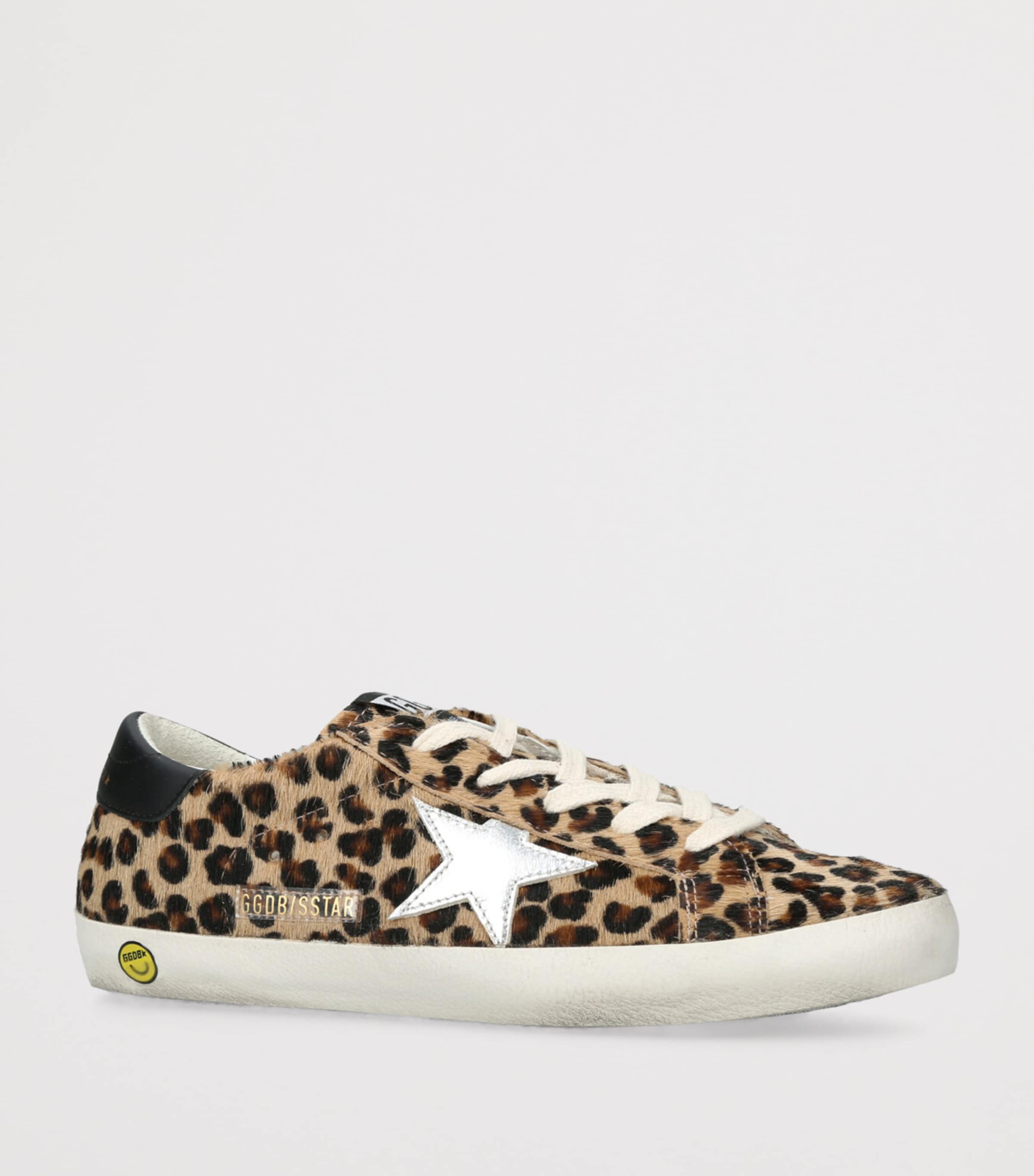Pony Skin Leopard Print Super-Star Sneakers BROWN/OTH Image 3