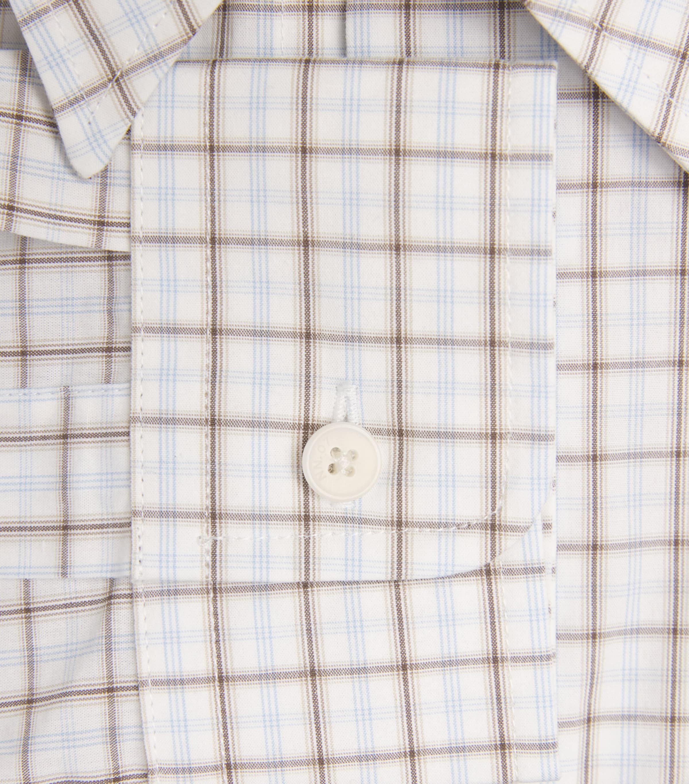 NN.07 Blue Organic Cotton Check Shirt | Harrods DE