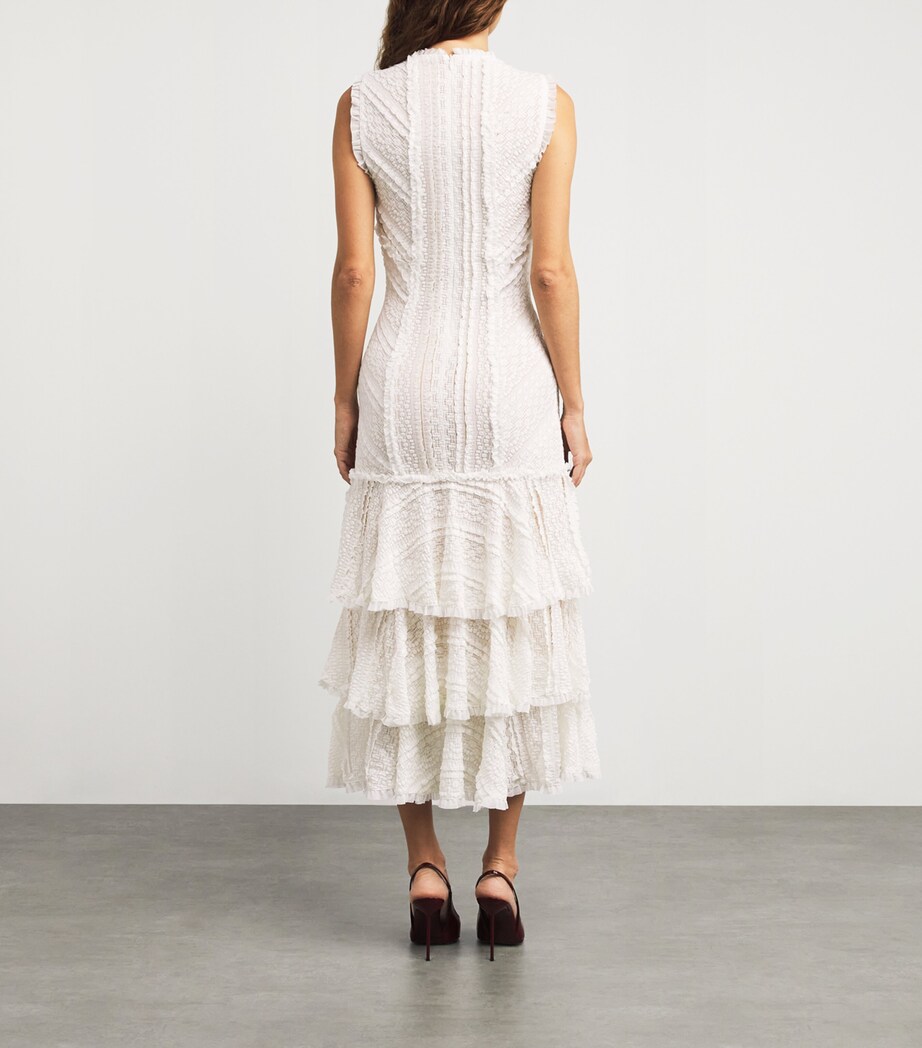 Ruffled Maceio Midi Dress GARD GARDENIA Image 3