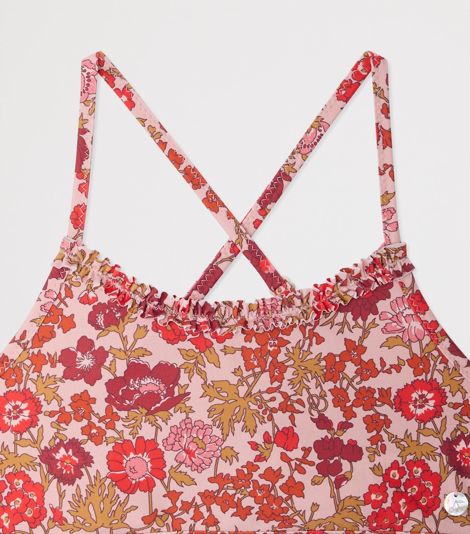 Bonpoint Floral Bikini (10-14 Years) Fleurs Rose Image 3